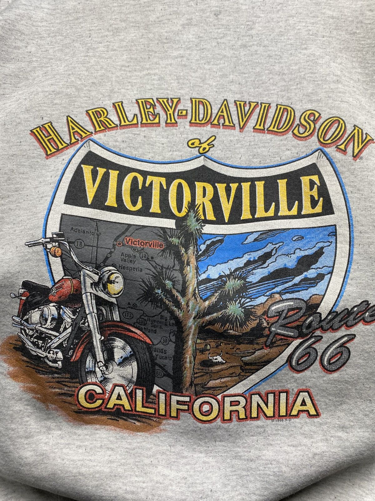 Vintage Vintage 90’s Harley Davidson Men’s Hoodie XLarge Size US XL / EU 56 / 4 - 5 Thumbnail