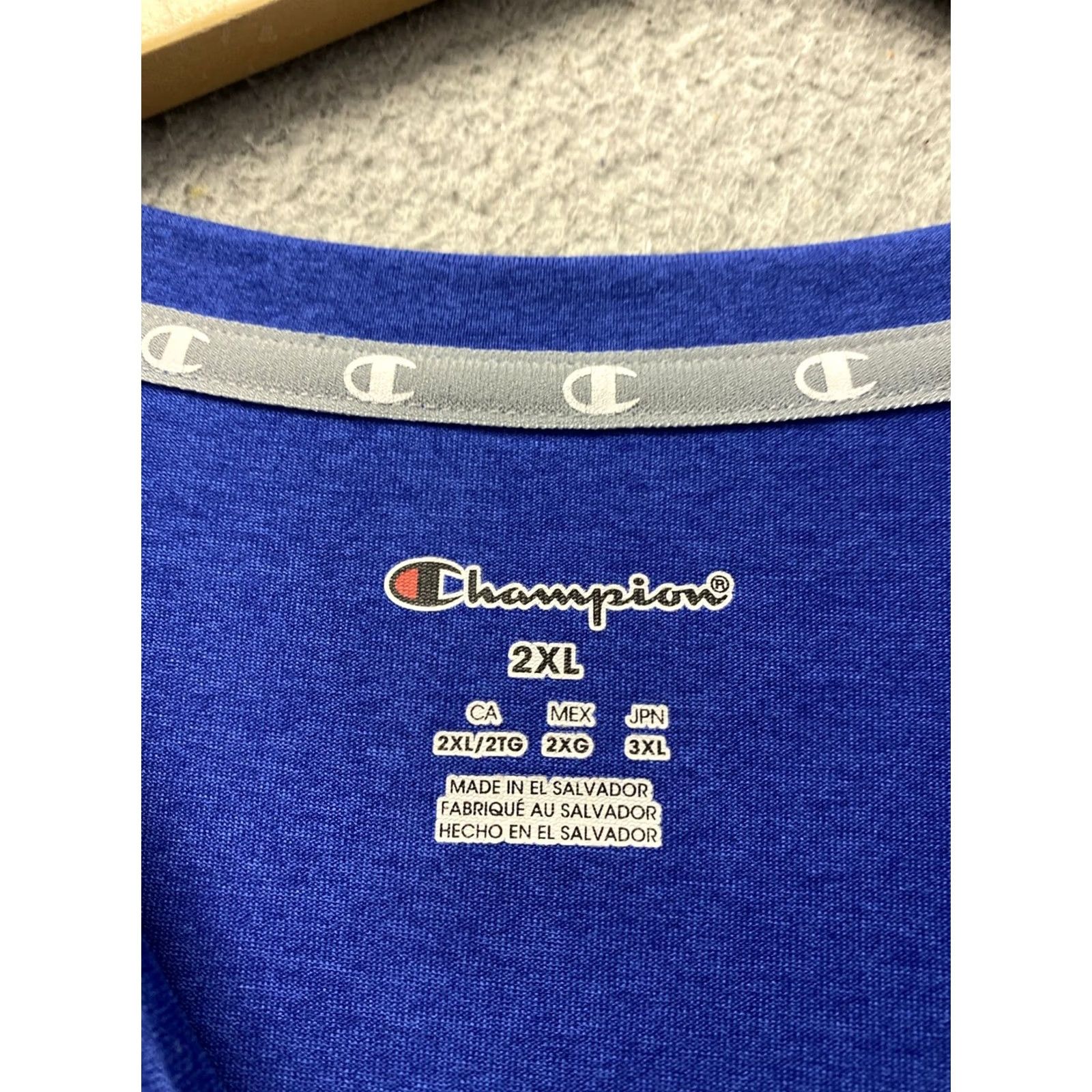 Champion Champion Tulsa Golden Hurricane T Shirt Men’s XXL Royal Short Sleeve Crew Neck Size US XXL / EU 58 / 5 - 3 Thumbnail