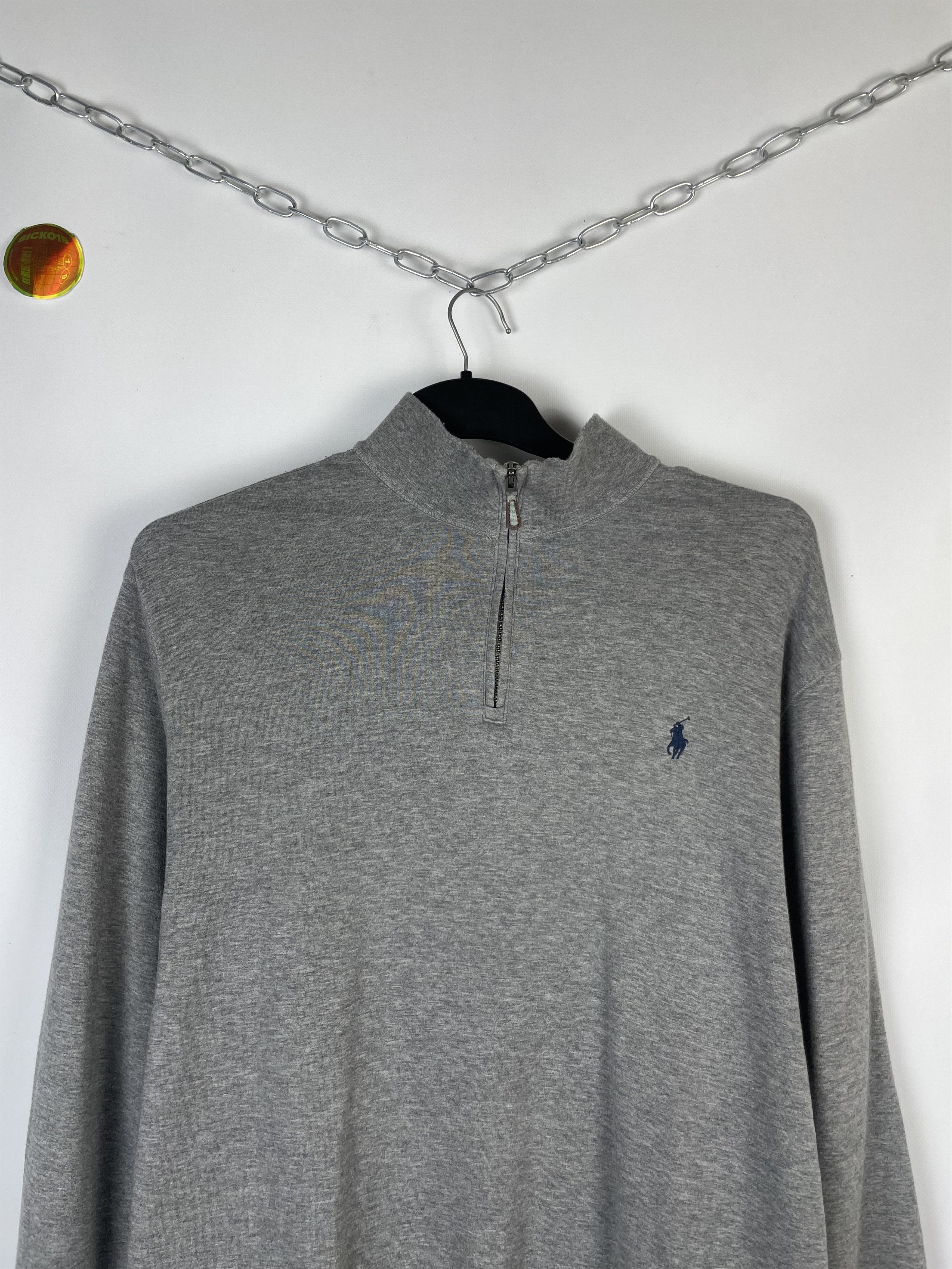 Polo Ralph Lauren × Vintage Vintage Polo Ralph Lauren Knit 1/4 Zip Sweater Size US XL / EU 56 / 4 - 4 Thumbnail