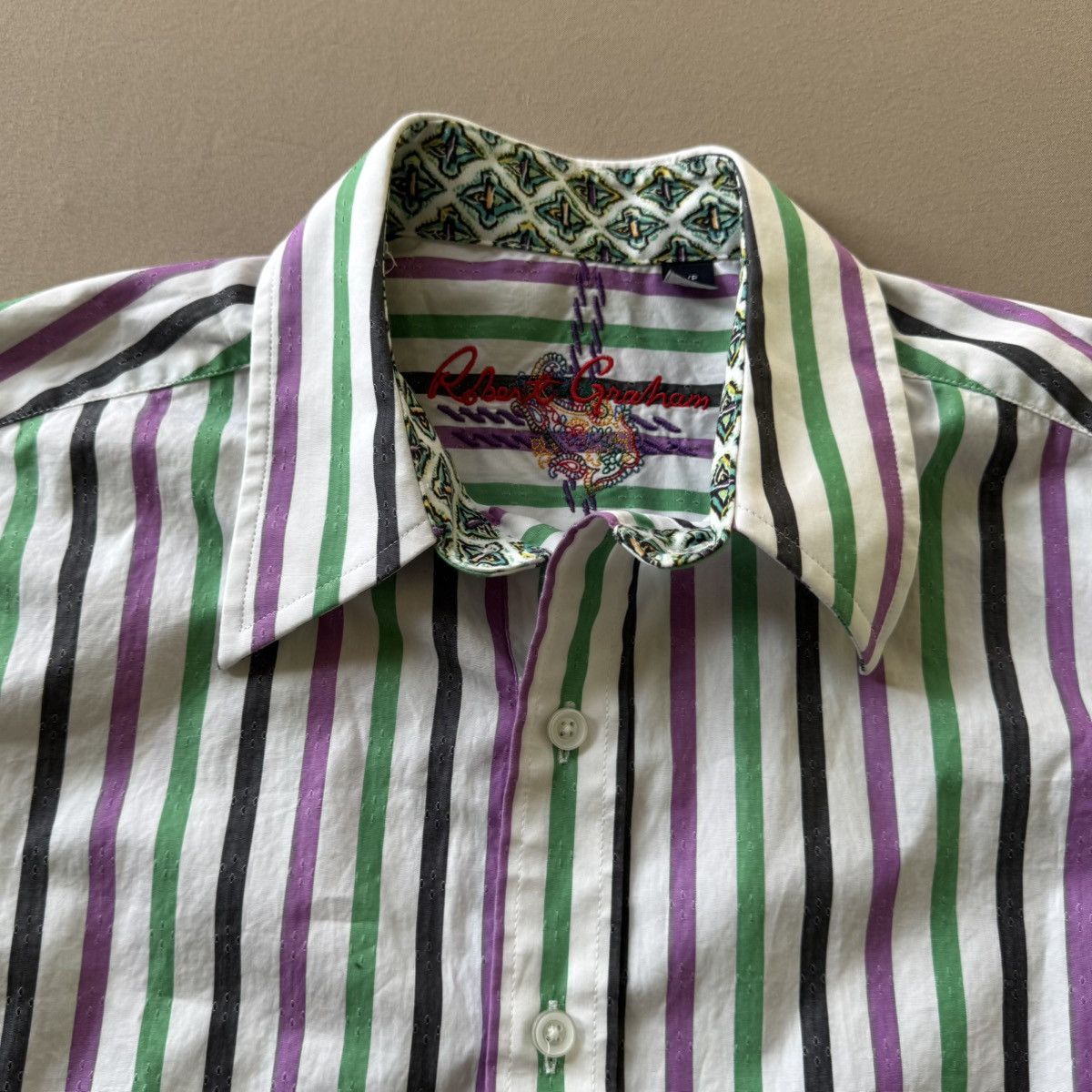 Robert Graham Robert Graham Striped LONG SLEEVE BUTTON DOWN SHIRT Size US S / EU 44-46 / 1 - 4 Thumbnail
