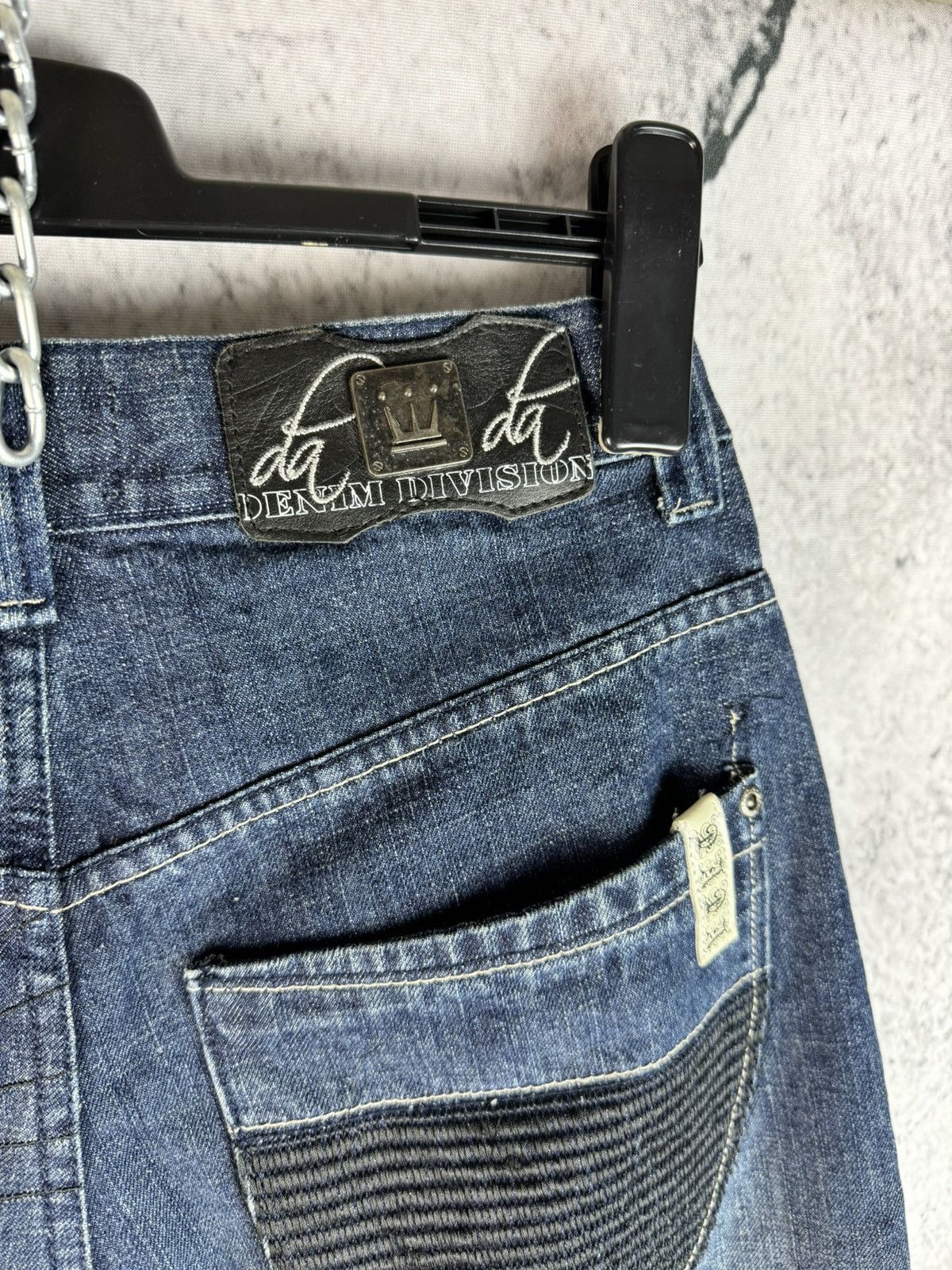 Damani Dada Vintage 90s Dada Embroidered Baggy Hip Hop Denim Pants Size US 31 - 3 Thumbnail
