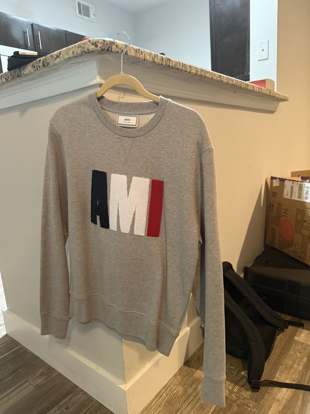 AMI AMI PARIS / AMI ALEXANDRE MATTIUSSI Big Ami Sweatshirt Size US L / EU 52-54 / 3 - 1 Thumbnail