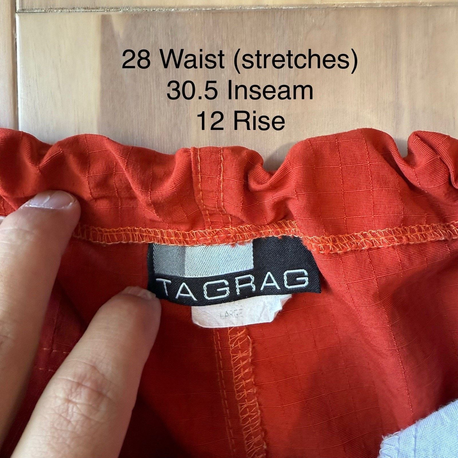Vintage Vintage Dragon Cargo Pants 28 Orange Red Y2K Baggy TagRag Size US 28 / EU 44 - 5 Thumbnail