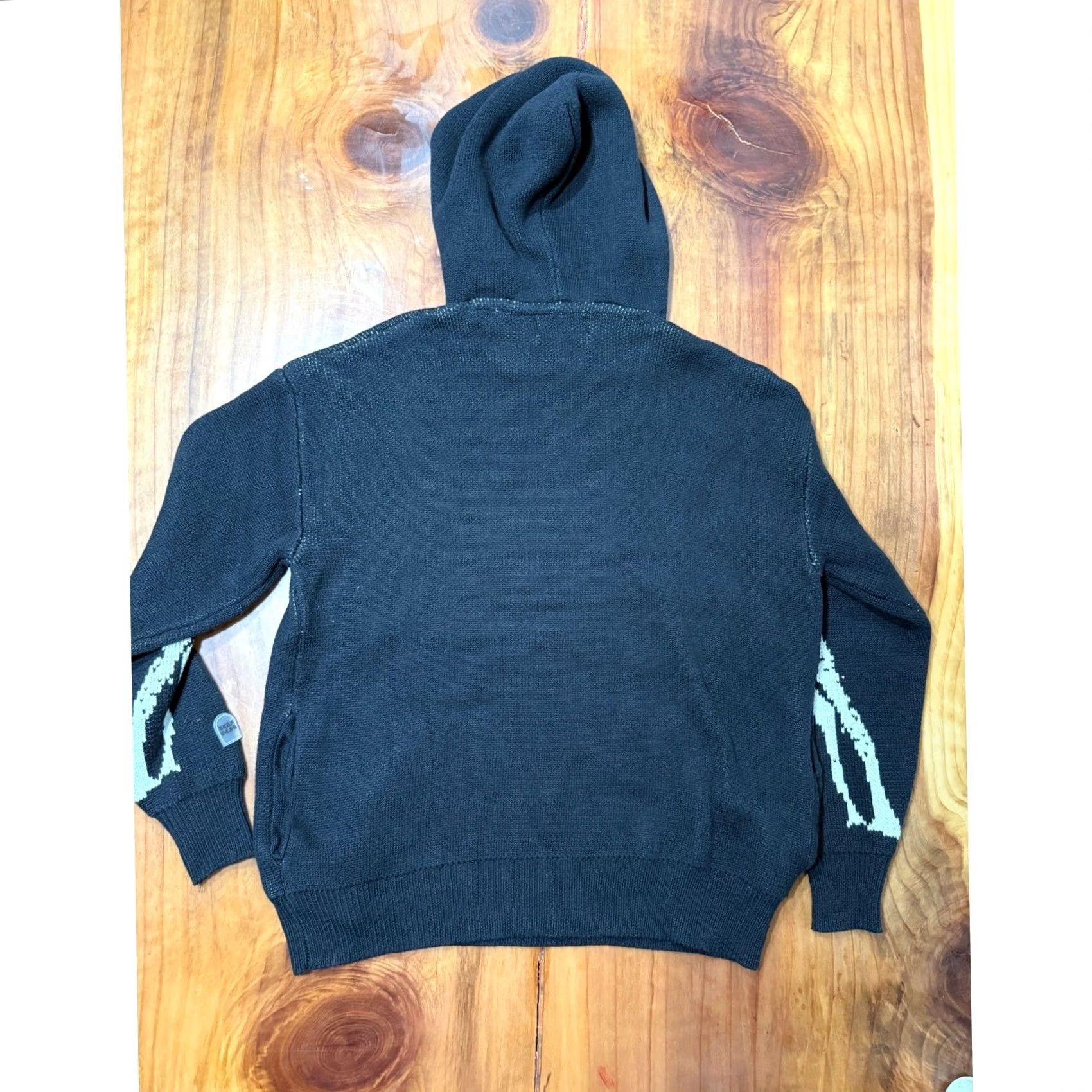 Bones VINTAGE Team Sesh Shirt Mens XS Crew Neck Pullover Acrylic Knit Black Skeleton Pattern Short Sleeves Long Sleeve Casual Winter Fall Spring Size US XS / EU 42 / 0 - 6 Thumbnail
