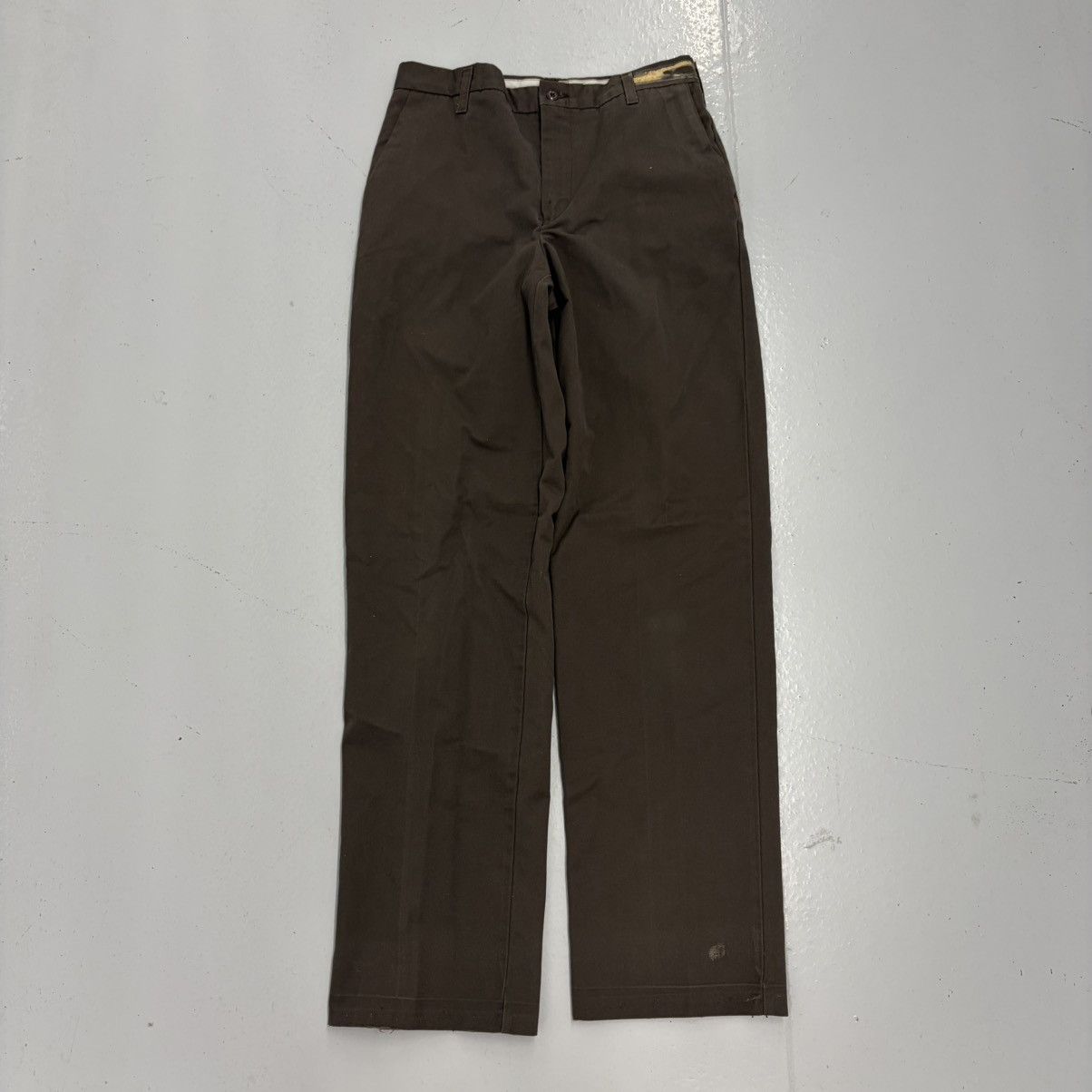 Other Vintage 70s 80s Cintas Brown Canvas Workwear Chinos 29x32 Size US 29 - 1 Thumbnail