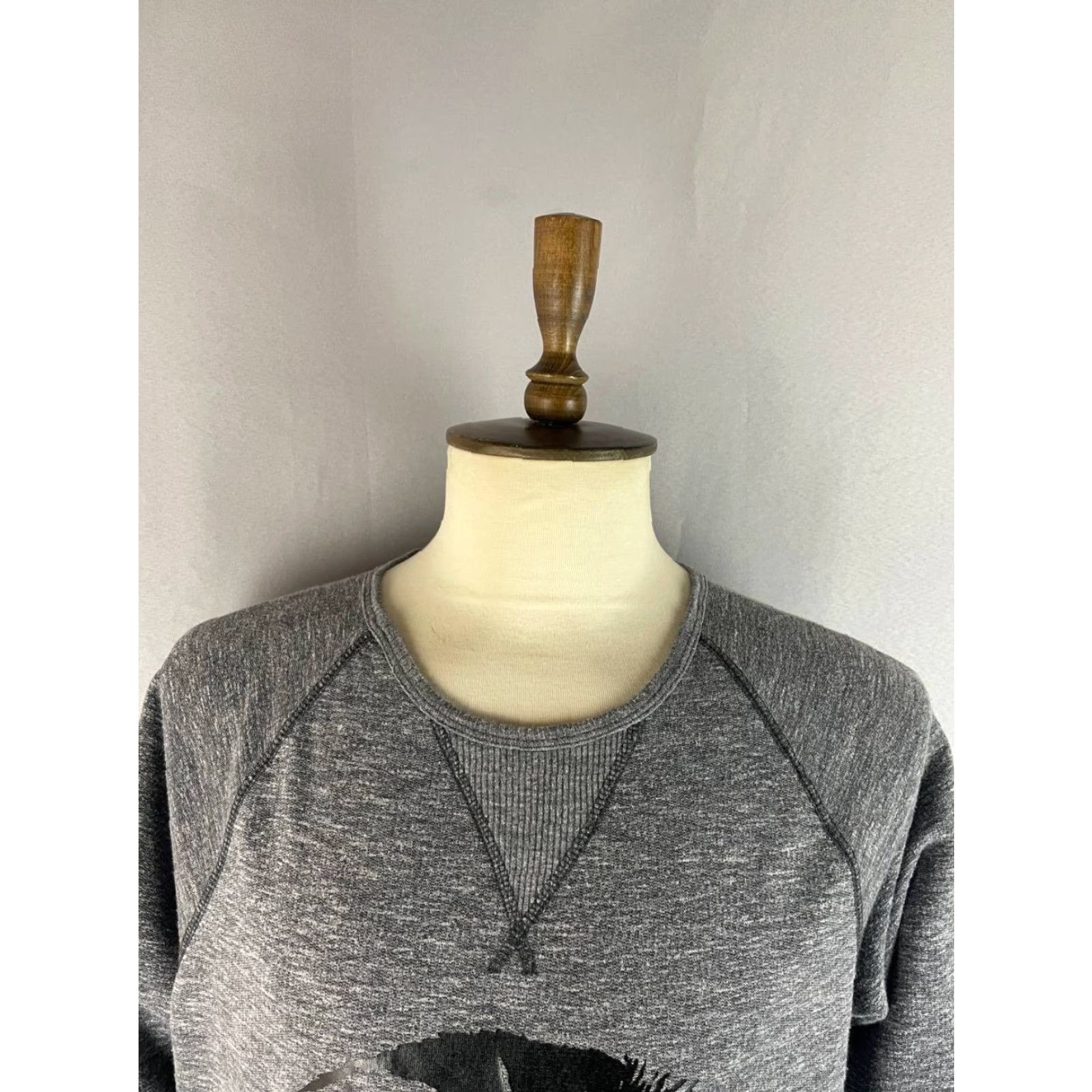 Diesel Diesel Mens Sweatshirt M Gray Cotton Crew Neck Pullover Long Sleeve Sweatshirt Size US M / EU 48-50 / 2 - 5 Thumbnail