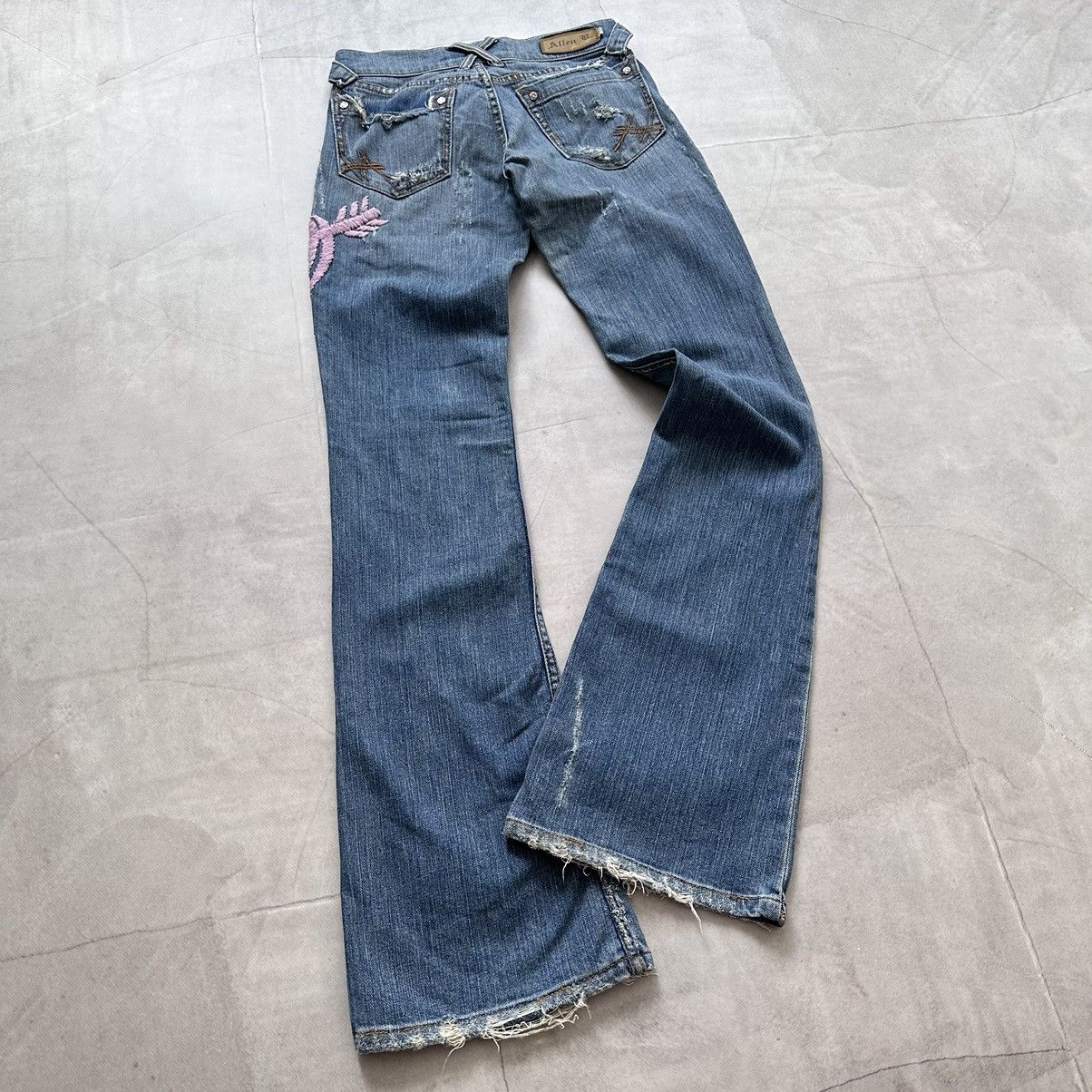 Hysteric Glamour × Undercover Y2K Allen B Hysteric Glamour Style Punk Jeans Ed Hardy Vibe Size 25" / US 0 / IT 36 - 16 Thumbnail
