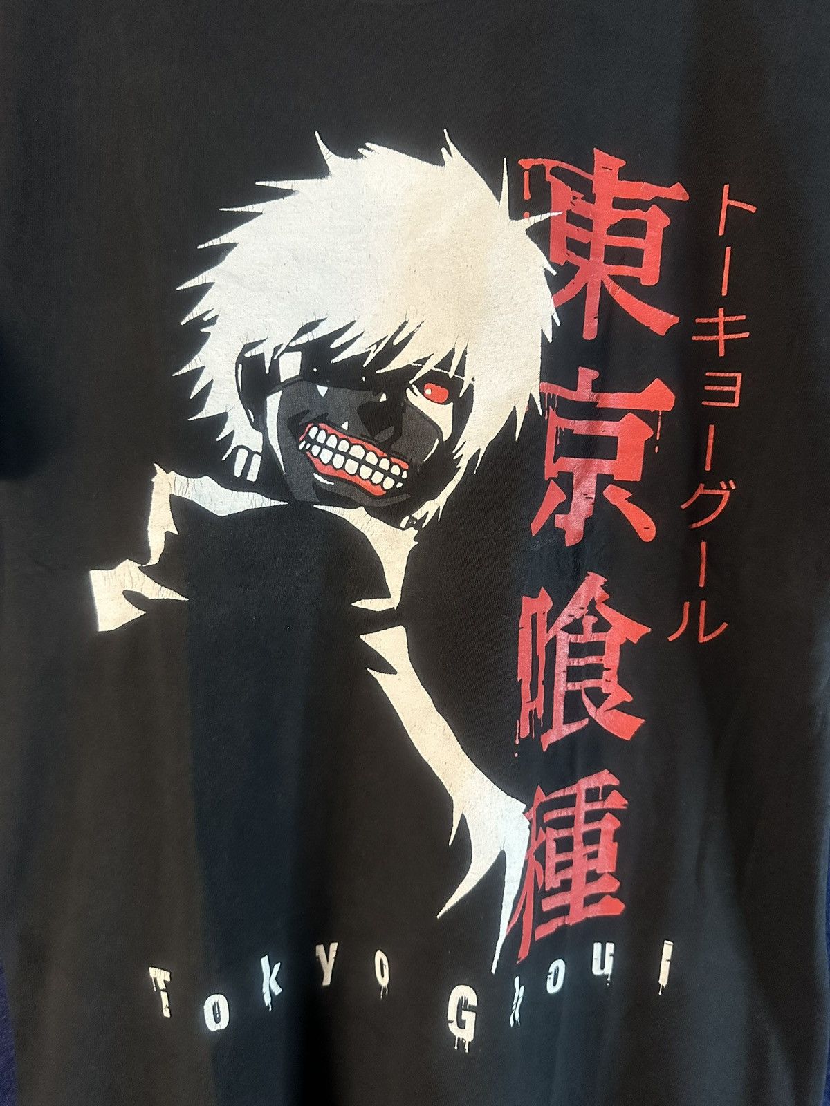 Anime Rare Y2K Anime/Manga Tokyo Ghoul Kaneki Tshirt Size US M / EU 48-50 / 2 - 2 Thumbnail