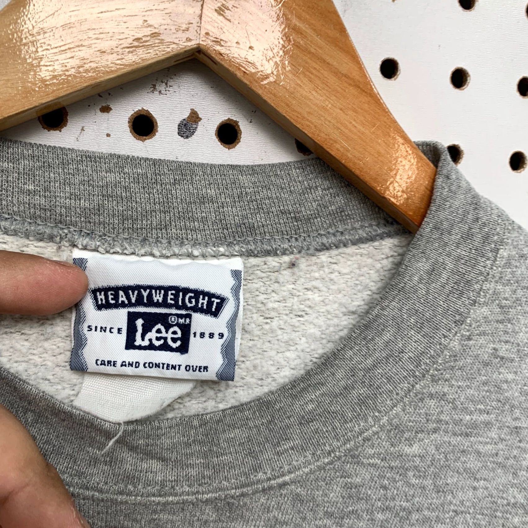 Lee VINTAGE Lee Sweatshirt Mens M Gray Graphic Tools Pullover Dad 90s Funny Garages USA Size US M / EU 48-50 / 2 - 3 Thumbnail