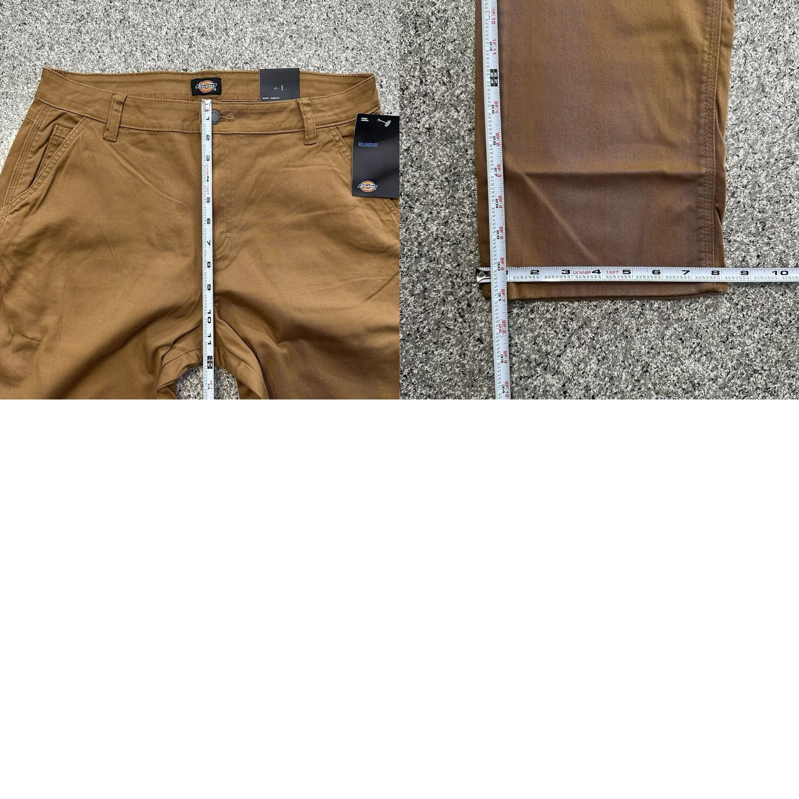 Dickies Dickies Carpenter Pants Womens 30x31 Brown Relaxed Fit Utility Stretch High Rise Size 30" / US 8 / IT 44 - 8 Thumbnail