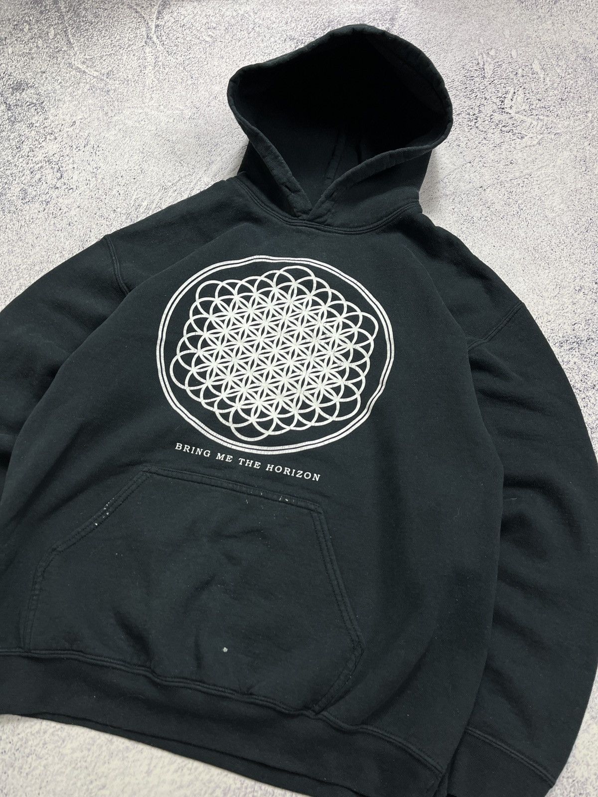 Band Tees × Vintage Vintage 00s Bring Me The Horizon Rock Band Hoodie Tour Rare Size US M / EU 48-50 / 2 - 6 Thumbnail