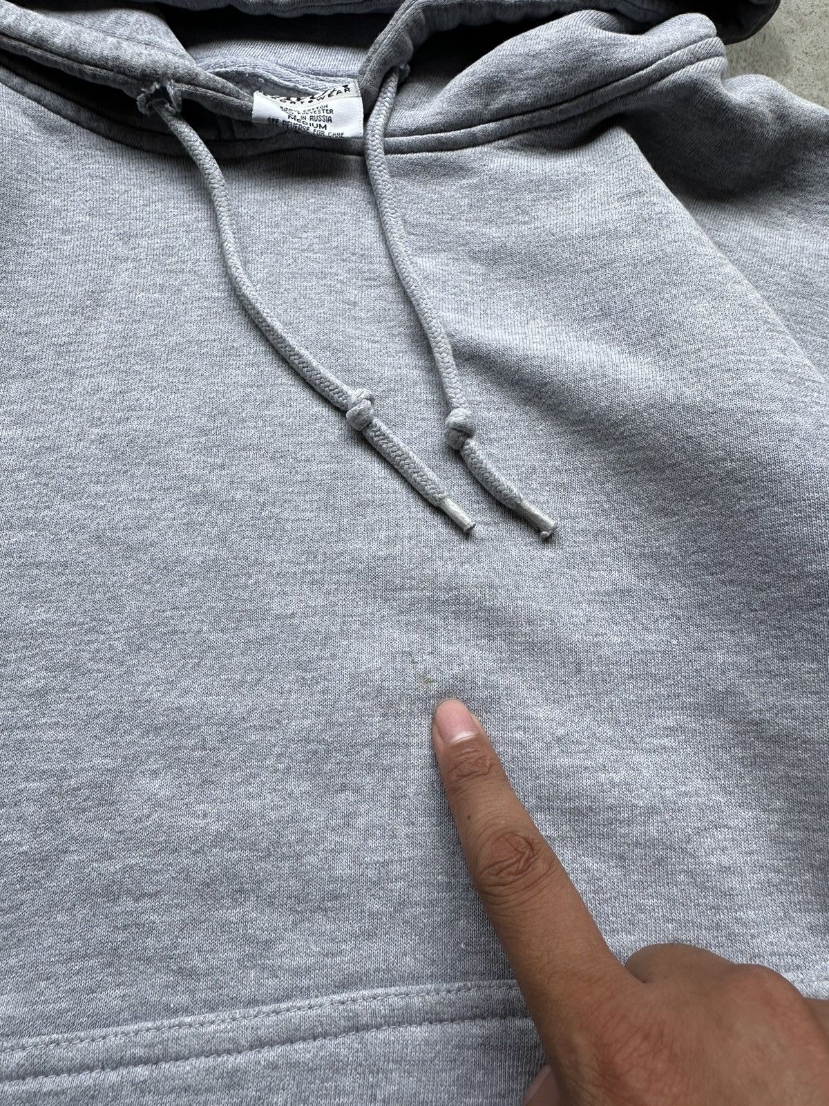 TNA Vintage Y2K Grey Blank hoodie Size US M / EU 48-50 / 2 - 6 Thumbnail