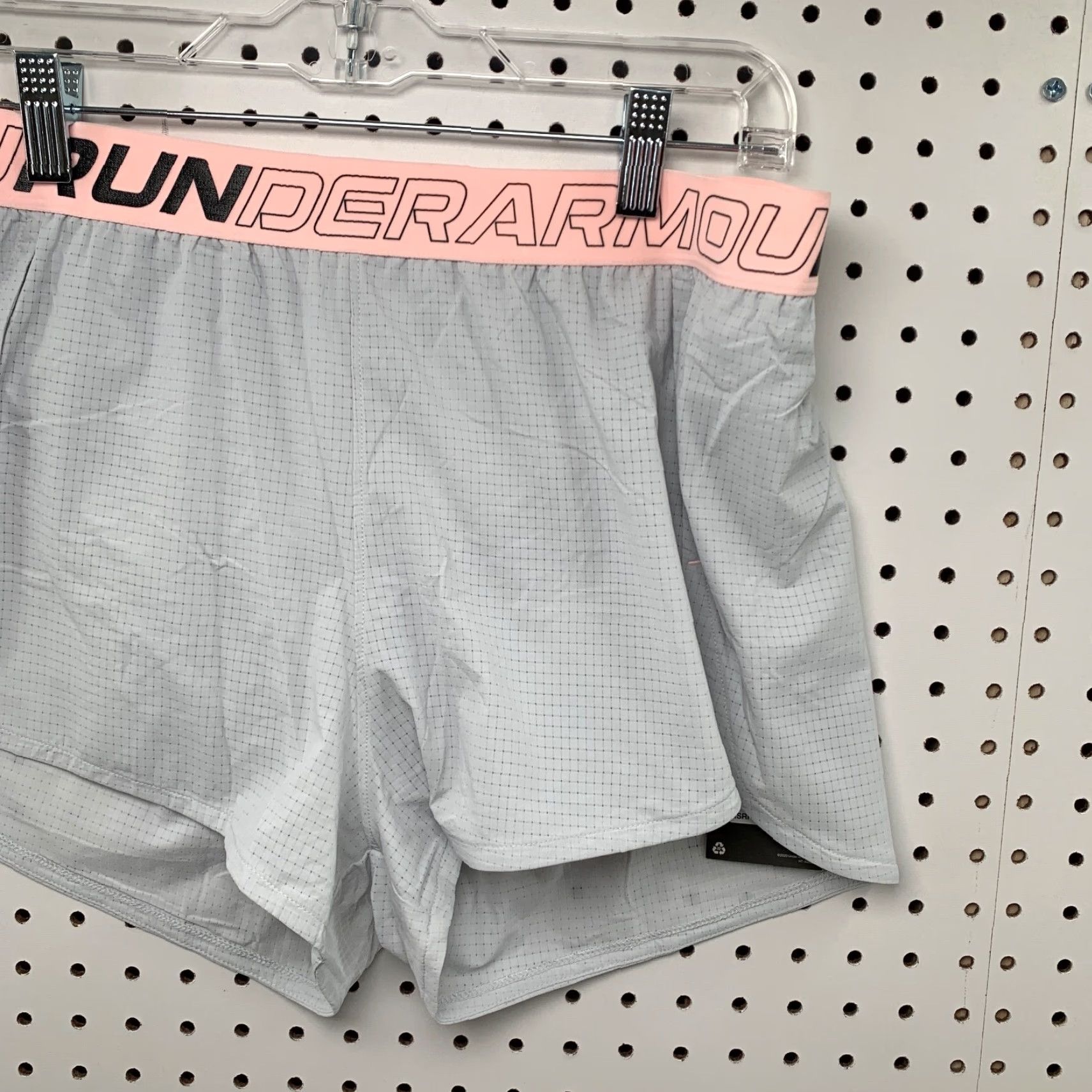 Under Armour VINTAGE Under Armour Women Running Shorts Gray Pink Training Activewear NEW 5 Size 32" / US 10 / IT 46 - 5 Thumbnail