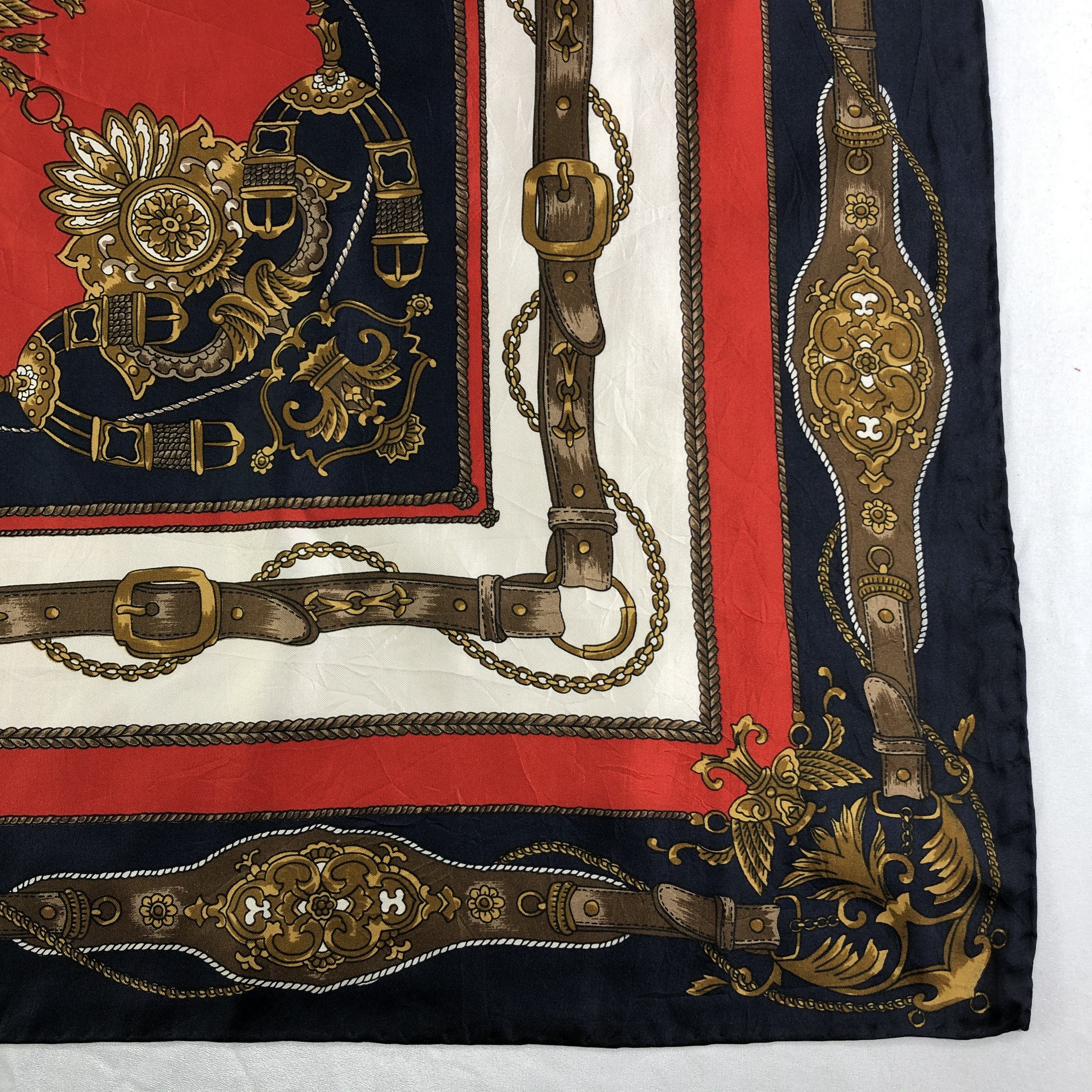 Vintage Vintage Silk Scarf Size ONE SIZE - 4 Thumbnail
