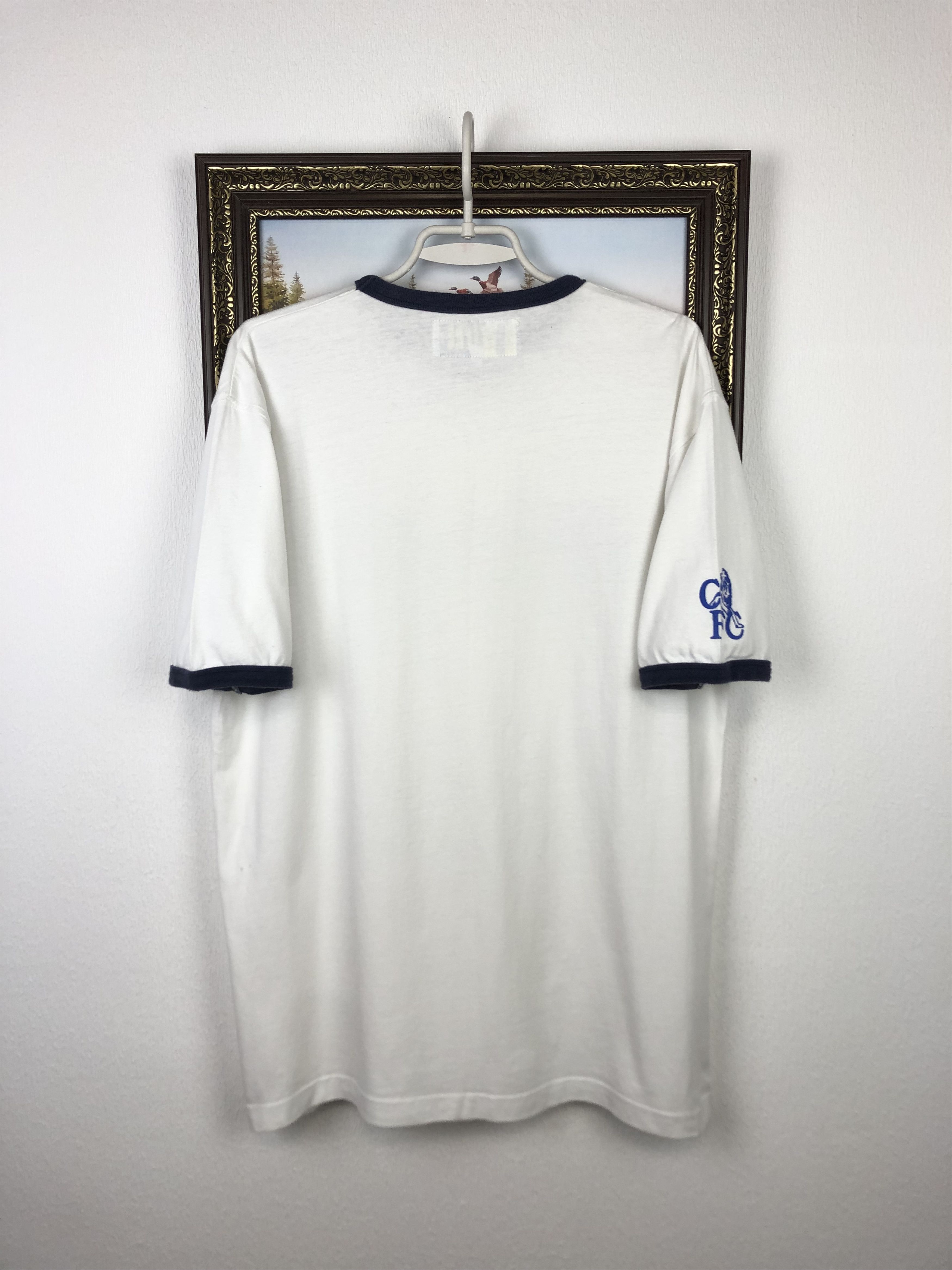Vintage Vintage Blue Flag Chelsea Football Shirt Soccer Tee Hype Size US L / EU 52-54 / 3 - 7 Thumbnail