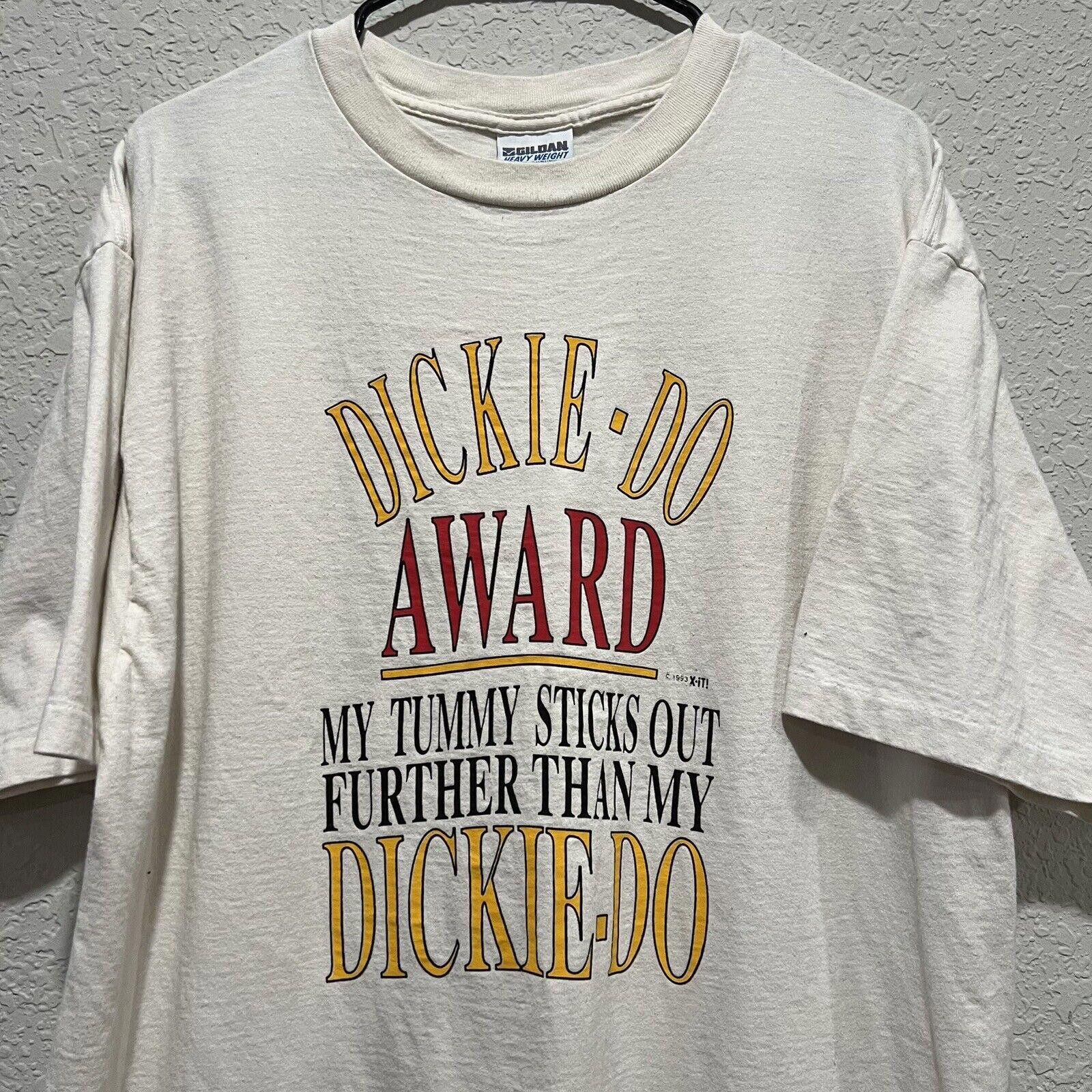 Designer Vintage 90s RARE Funny Dickie Do Novelty Sex Shirt Size XL Size US XL / EU 56 / 4 - 2 Thumbnail