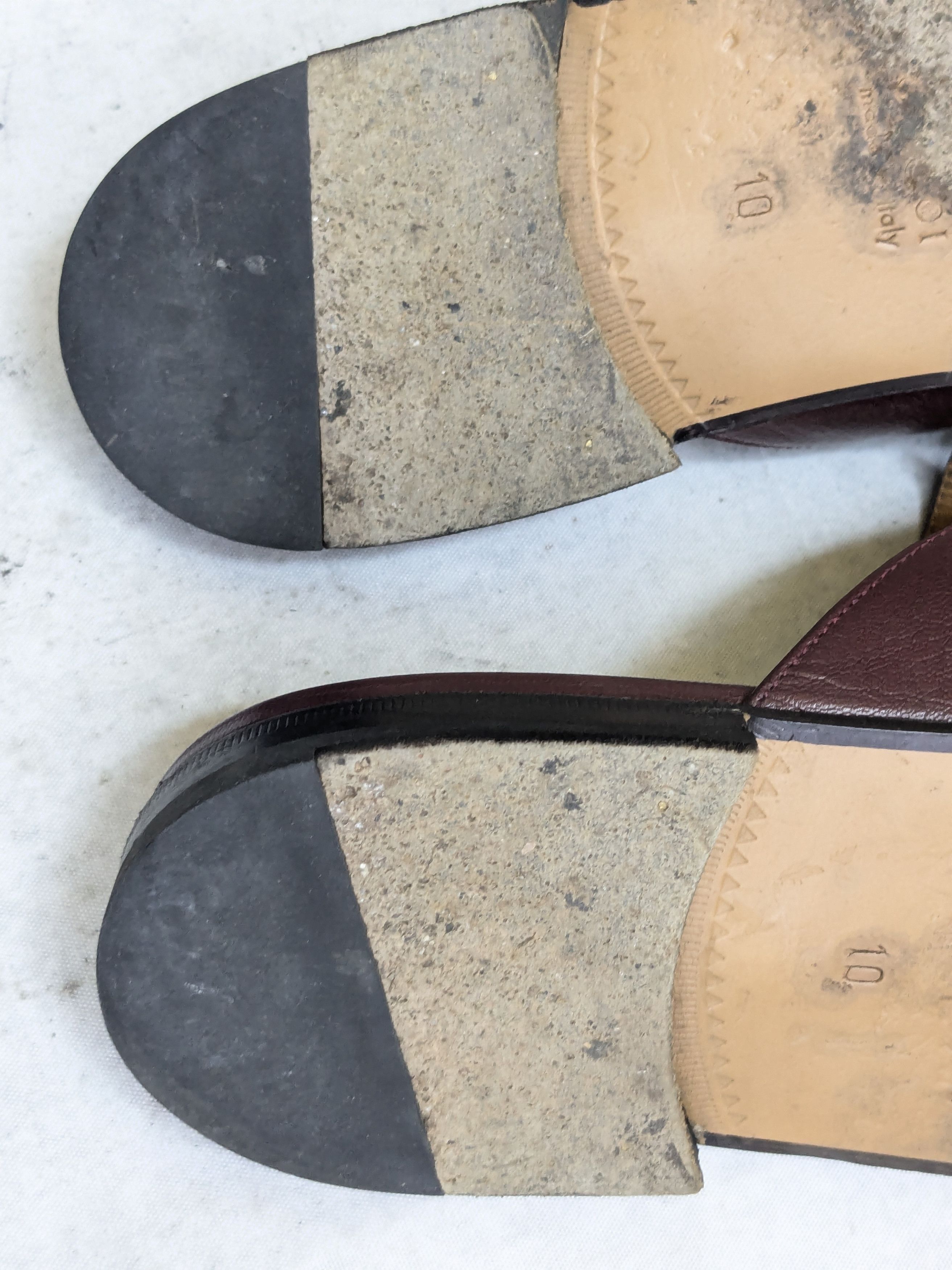 Gucci Gucci Princetown Loafers Burgundy Leather 10.5 GG Size US 10.5 / EU 43-44 - 16 Thumbnail