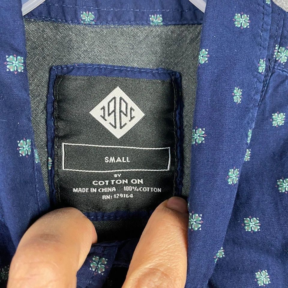 Other Cotton On 1991 Button Down Shirt Men's Small Short Sleeve S Size US S / EU 44-46 / 1 - 3 Thumbnail