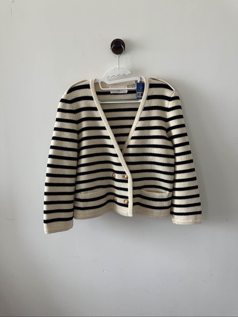 Celine CELINE Striped Cardigan Size M Size M / US 6-8 / IT 42-44 - 1 Thumbnail