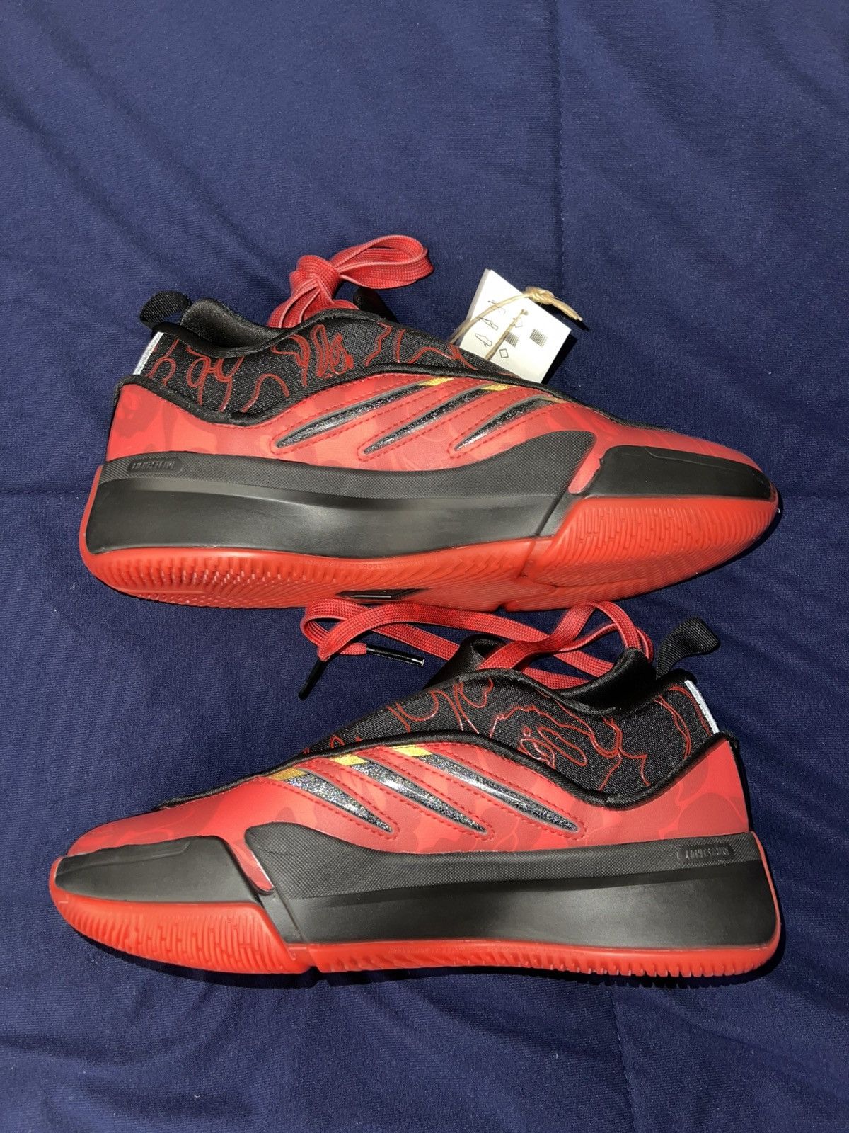 Adidas BAPE/adidas Dame 9 Size US 5.5 / EU 38 - 2 Thumbnail