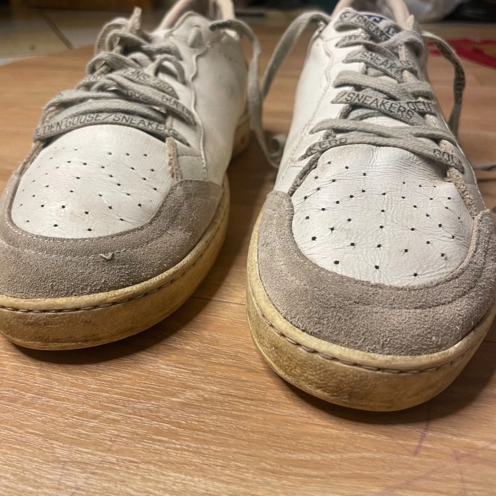 Golden Goose GGDB Golden Goose Sneakers BALLSTAR low top mens white Size US 10 / EU 43 - 4 Thumbnail