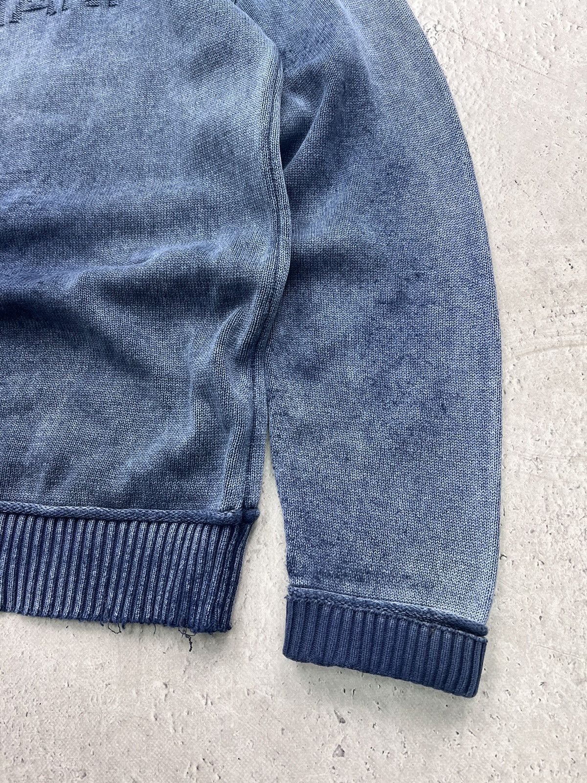 Emporio Armani × Vintage EMPORIO ARMANI 90s Slimfit Ribbed Knitted Sweater y2k Size US XL / EU 56 / 4 - 5 Thumbnail