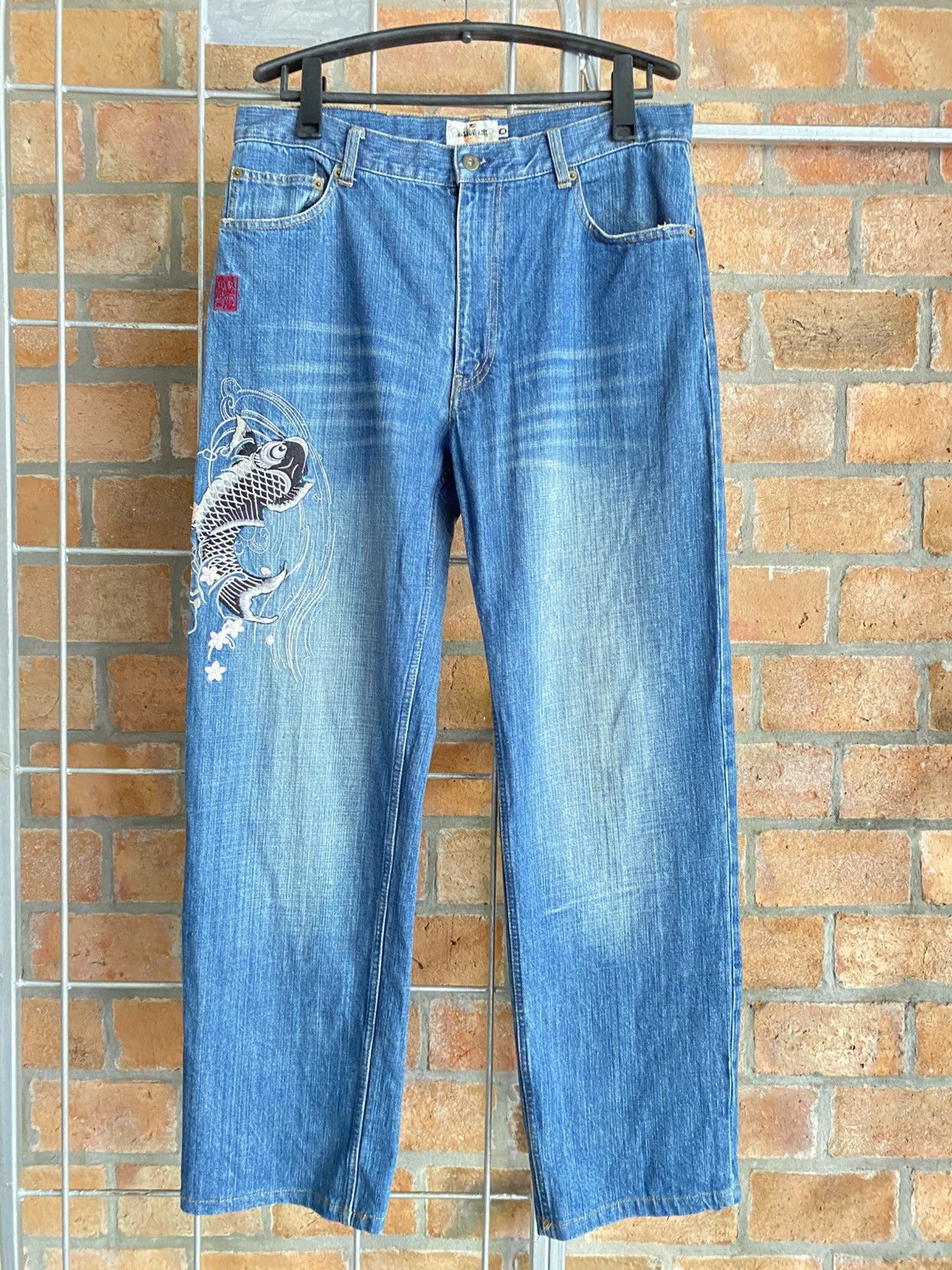 Japanese Brand Karakuri Tamashii Jeans Size US 35 - 20 Thumbnail