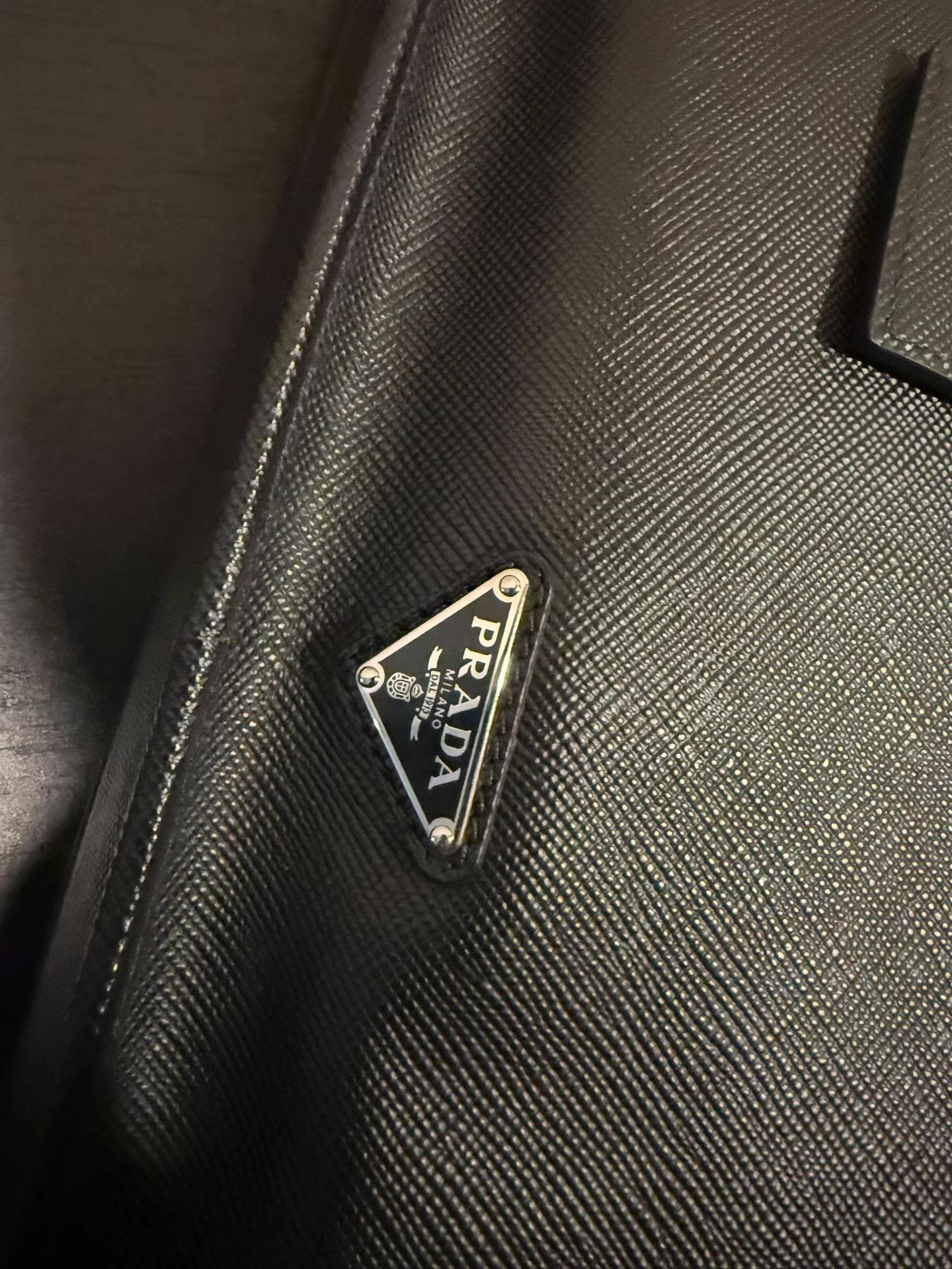 Prada Prada black saffiano leather briefcasetop handle style Ｑ20 Size 38 - 3 Thumbnail