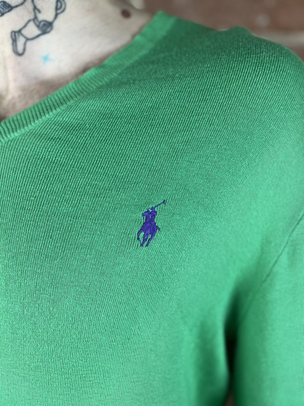 Ralph Lauren 🐎Polo Ralph Lauren vintage v neck sweater cardigan Size US L / EU 52-54 / 3 - 2 Thumbnail