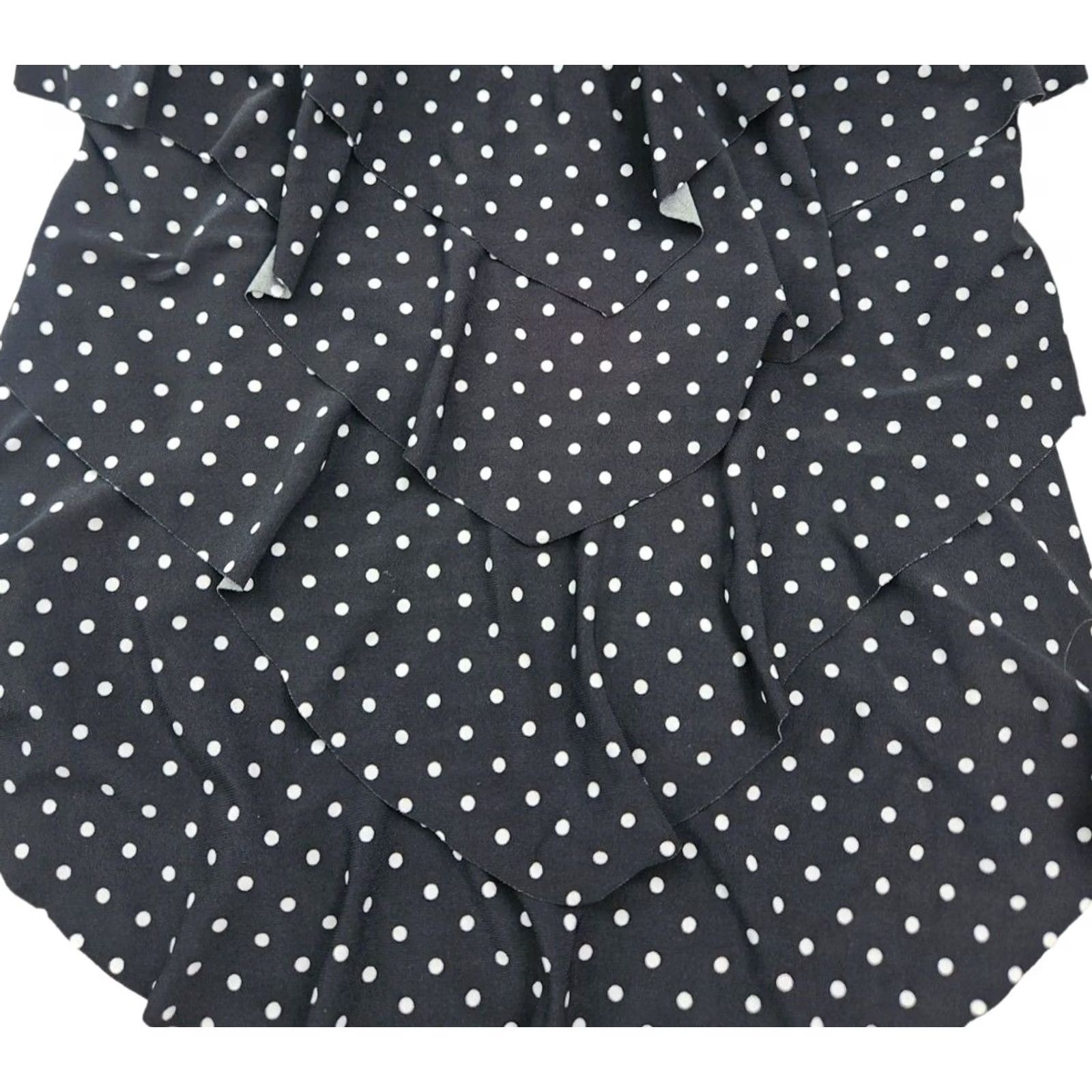 Vintage Miraclesuit Tankini Womens Sz 8 Polka Dot Wireless Bra Built-In Ruffle Size M / US 6-8 / IT 42-44 - 4 Thumbnail