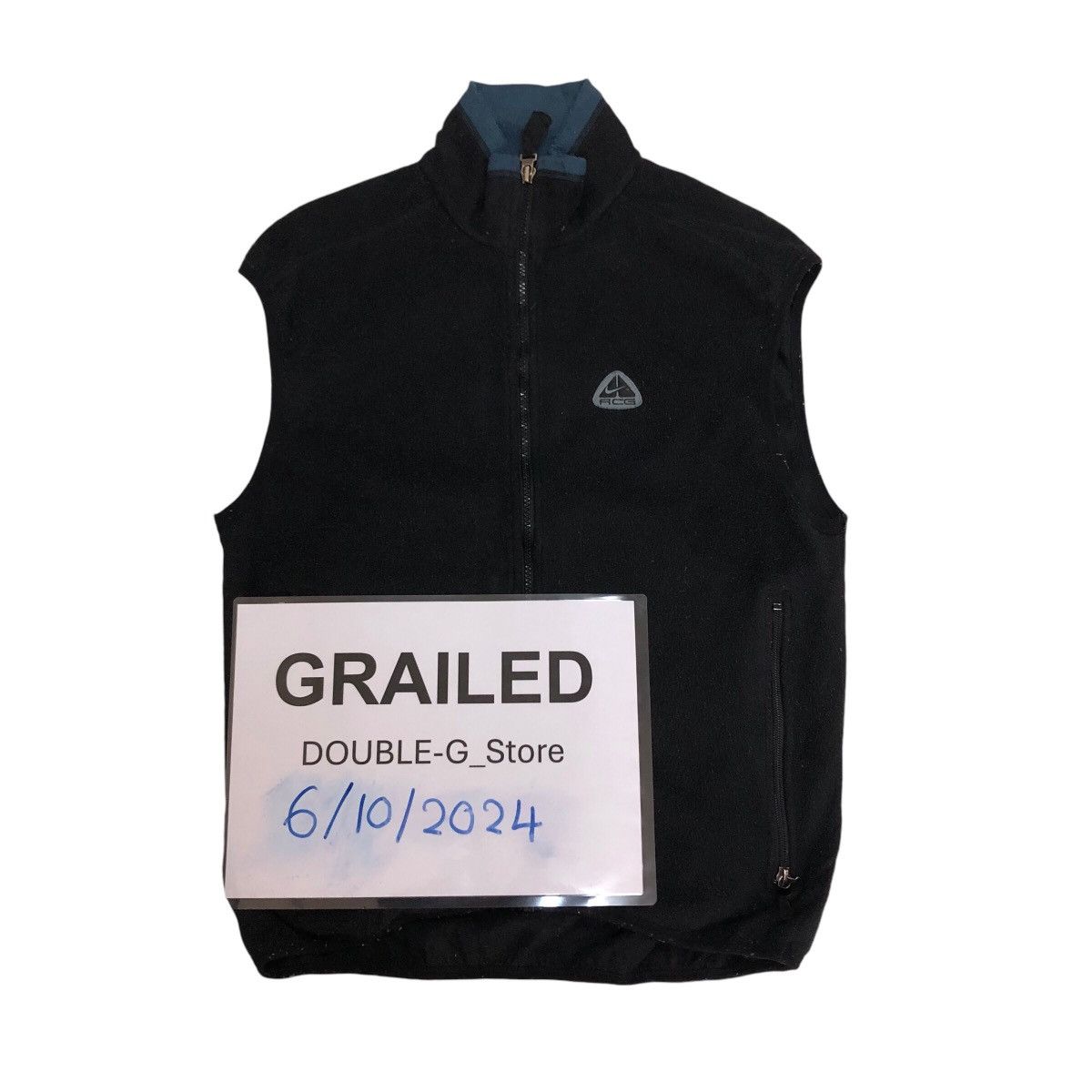 Nike ACG 📌Vintage Nike Acg Thermal Layer Fleece Vest Jacket Size US M / EU 48-50 / 2 - 1 Thumbnail