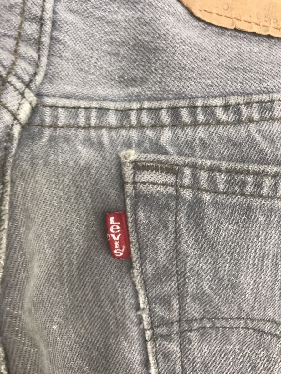 Levi's Vintage Levis 501 Regular Washed Black Jeans Size US 30 / EU 46 - 15 Thumbnail