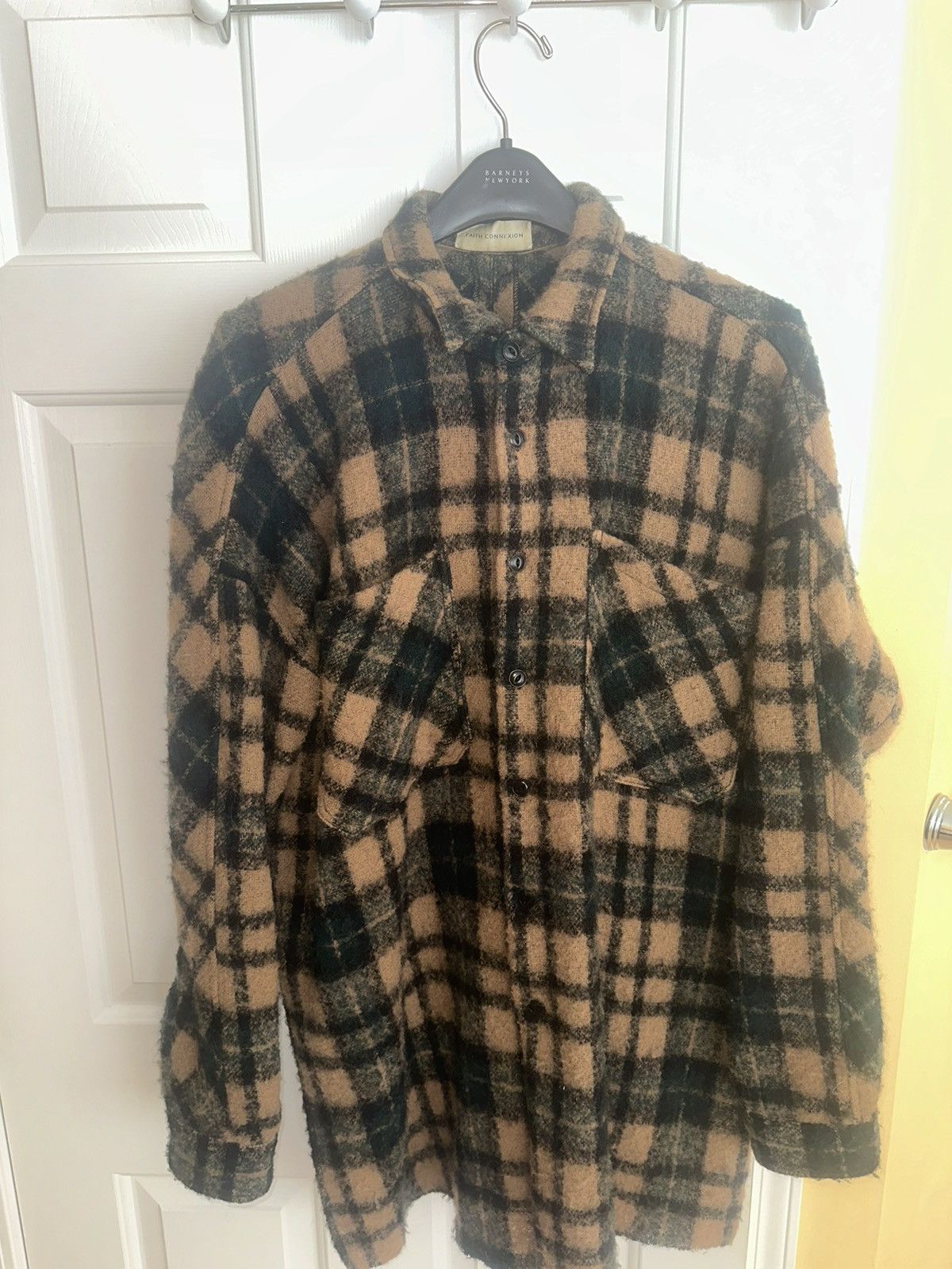 Faith Connexion Kanye and Travis oversized wool shirt