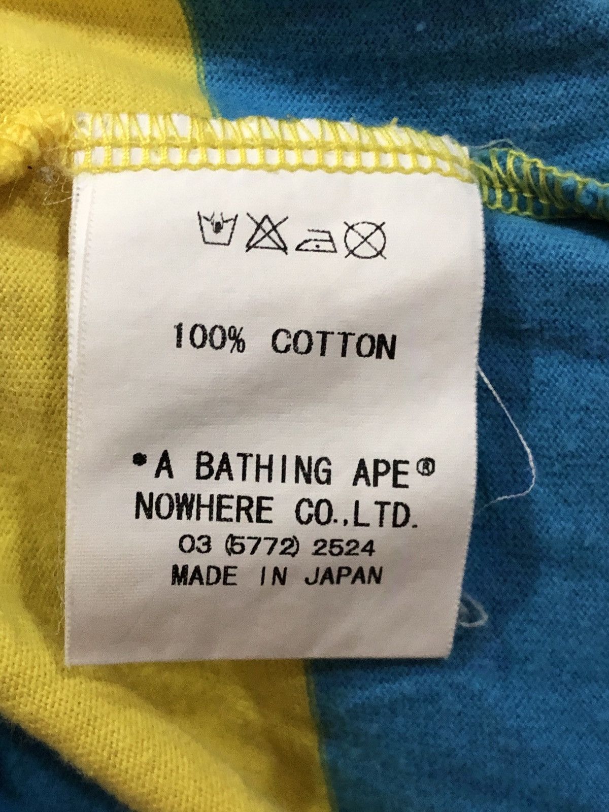 Bape OG 2007 Baby Milo Striped Tee Size US S / EU 44-46 / 1 - 5 Thumbnail