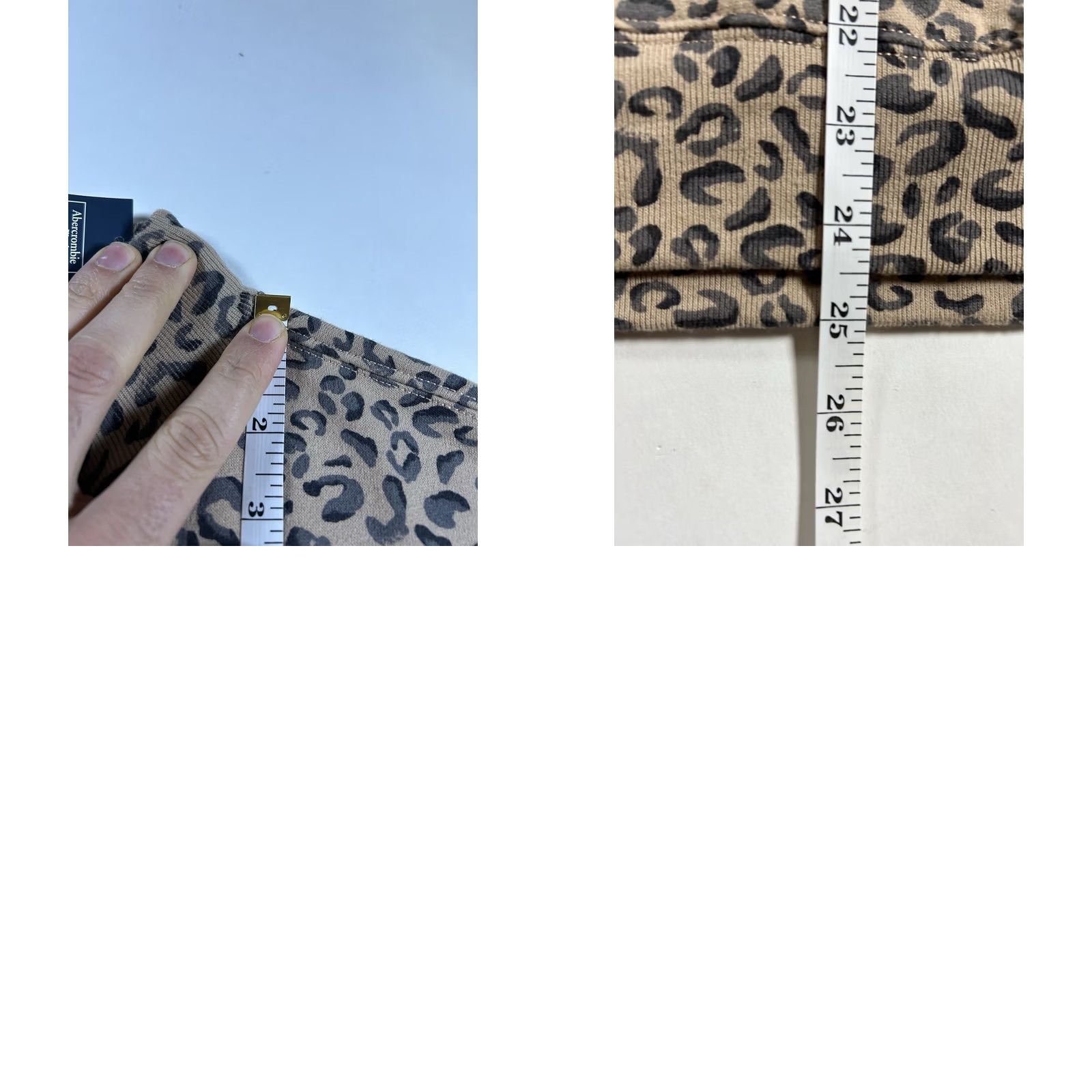Abercrombie & Fitch Abercrombie & Fitch Leopard Cheetah Print Pullover Shirt Womens Small Multicolor Activewear Sweatshirt Size S / US 4 / IT 40 - 10 Thumbnail