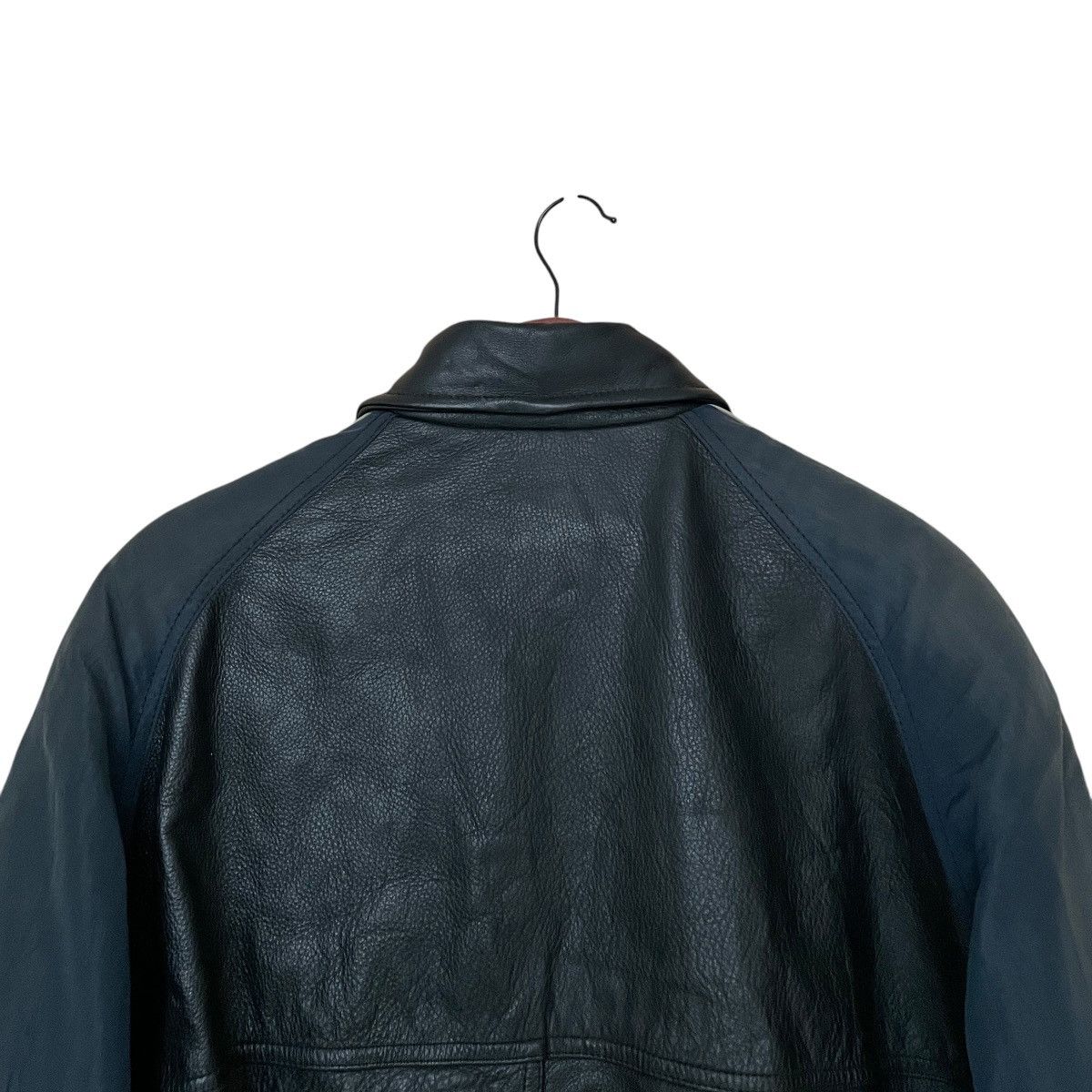 Japanese Brand Vintage Brand Cion Ginza Tokyo Leather Varsity Jacket 1990s Size US L / EU 52-54 / 3 - 8 Thumbnail