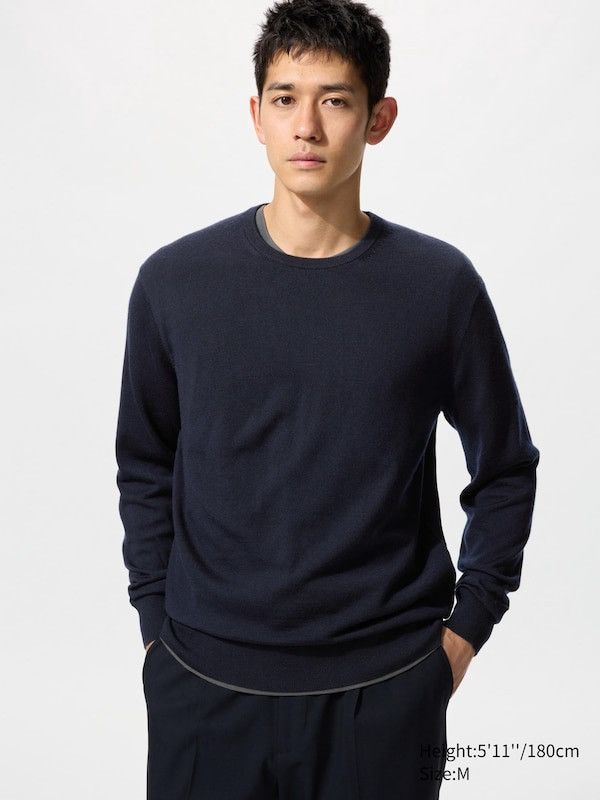 Uniqlo Cashmere Sweater Navy Size US S / EU 44-46 / 1 - 1 Thumbnail