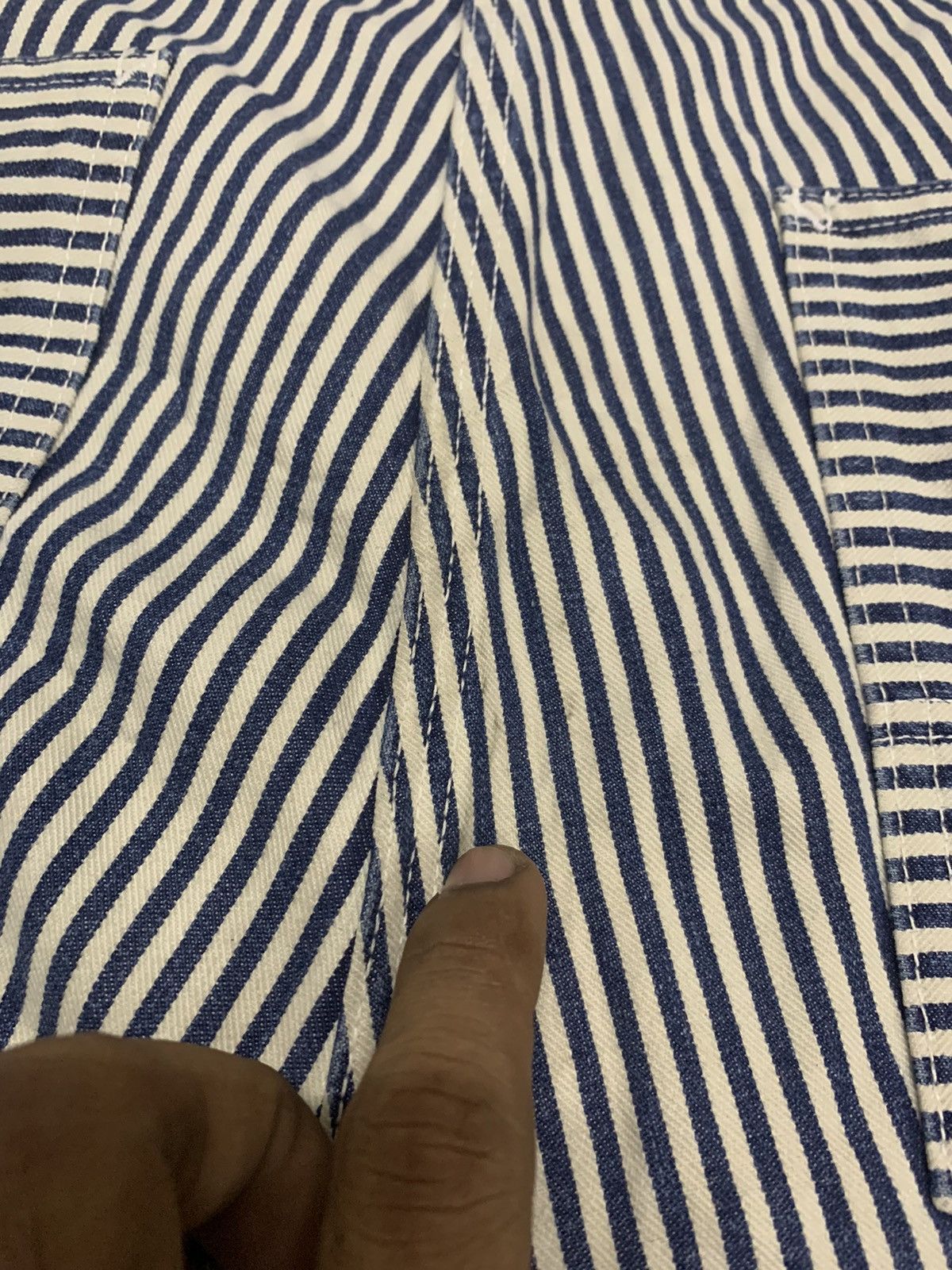 Sugar Cane VINTAGE SUGARCANE HIKORI CARPANTER SHORT PANT Size US 34 / EU 50 - 12 Thumbnail