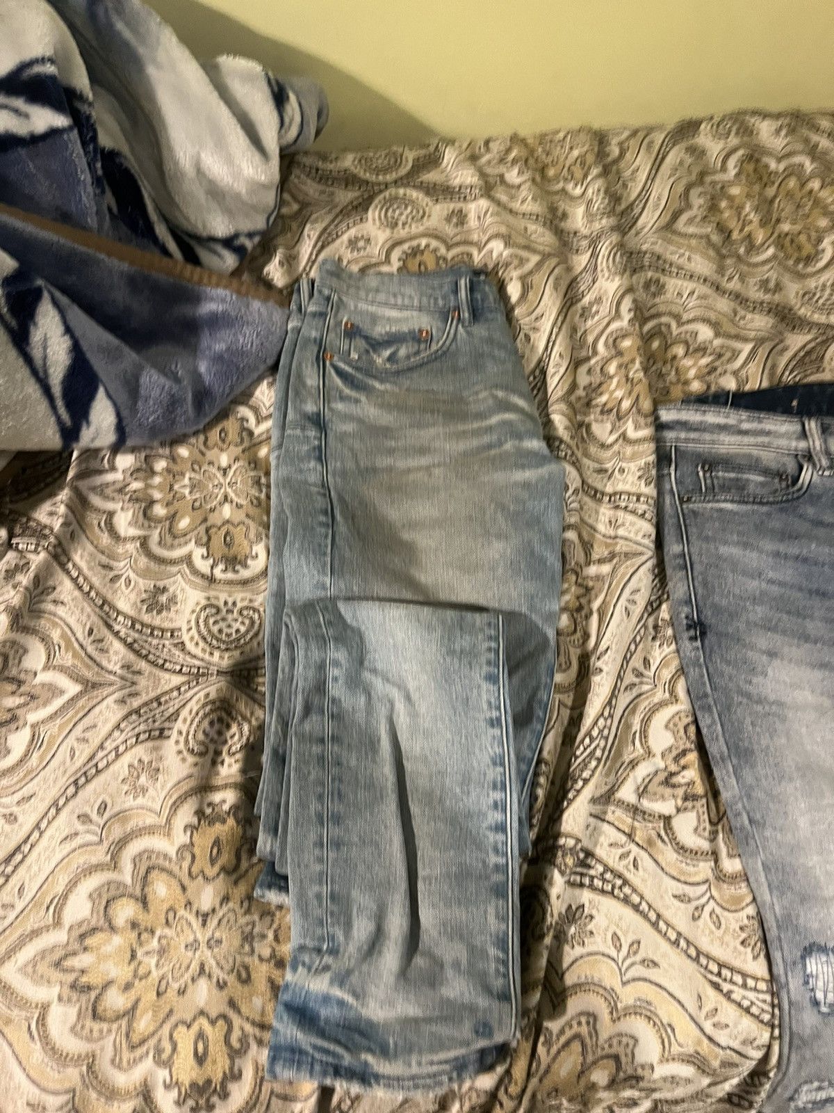 Purple Brand PURPLE BRAND (LIGHT INDIGO PLAIN VINTAGE JEAN) Size US 30 / EU 46 - 5 Thumbnail