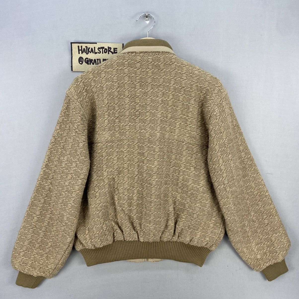 Aran Isles Knitwear Vintage Y2k knitwear Bomber Jacket By Kings Well Size US M / EU 48-50 / 2 - 4 Thumbnail