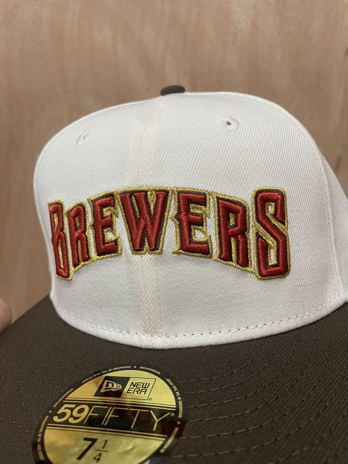 New Era Myfitteds Milwaukee brewers county stadium patch 7 1/4 Size ONE SIZE - 2 Thumbnail