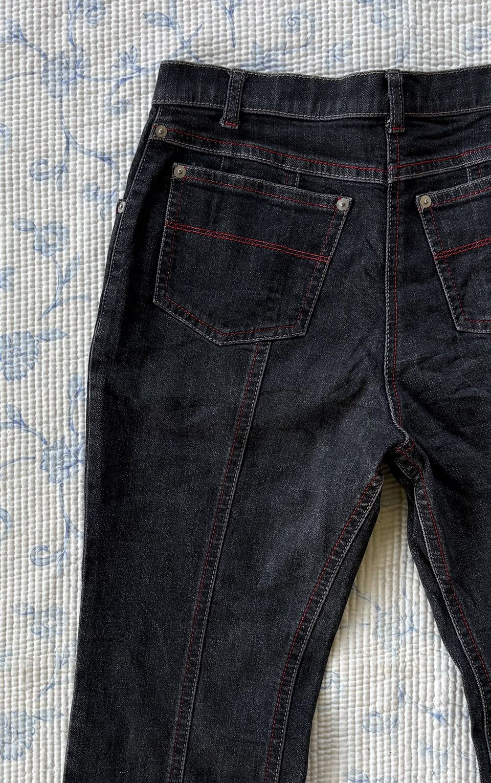 Japanese Brand Japanese Green Club Streetwear Flared Denim Size US 30 / EU 46 - 9 Thumbnail