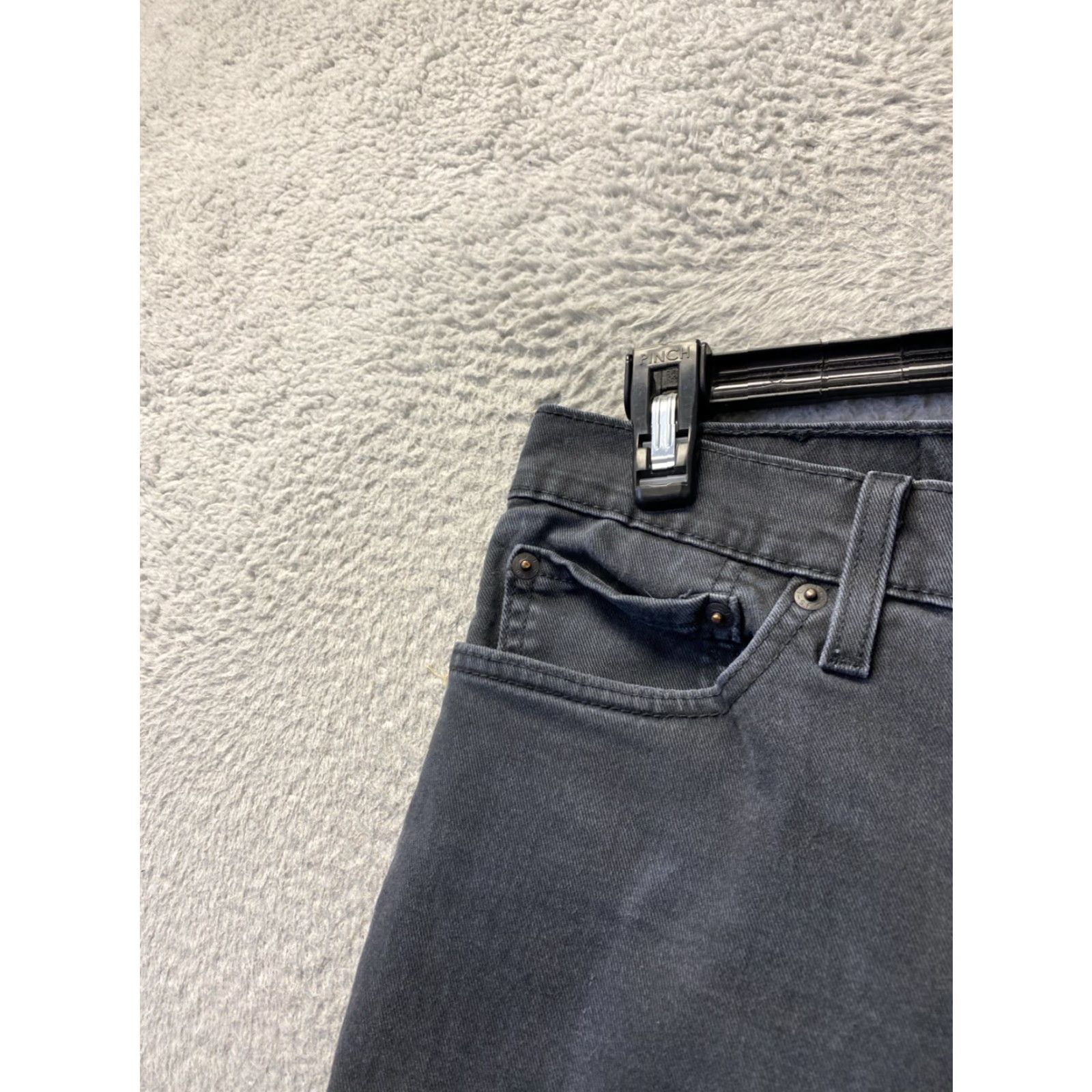 Levi's VINTAGE Levi’s 512 Jeans Slim 32x30 Faded Black Denim 5-Pocket Regular Men Size US 32 / EU 48 - 3 Thumbnail
