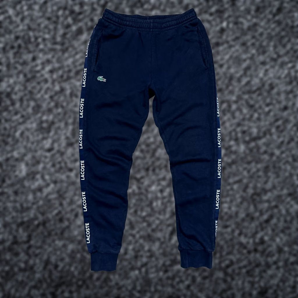 Lacoste Lacoste Sport Mens Sweatpants Cotton Pants S Blue Pants Sweatpants Sports Pockets Activewear Men Regular Inseam 30cm Outseam 100cm (Note: unrealistic) Size US 29 - 1 Thumbnail