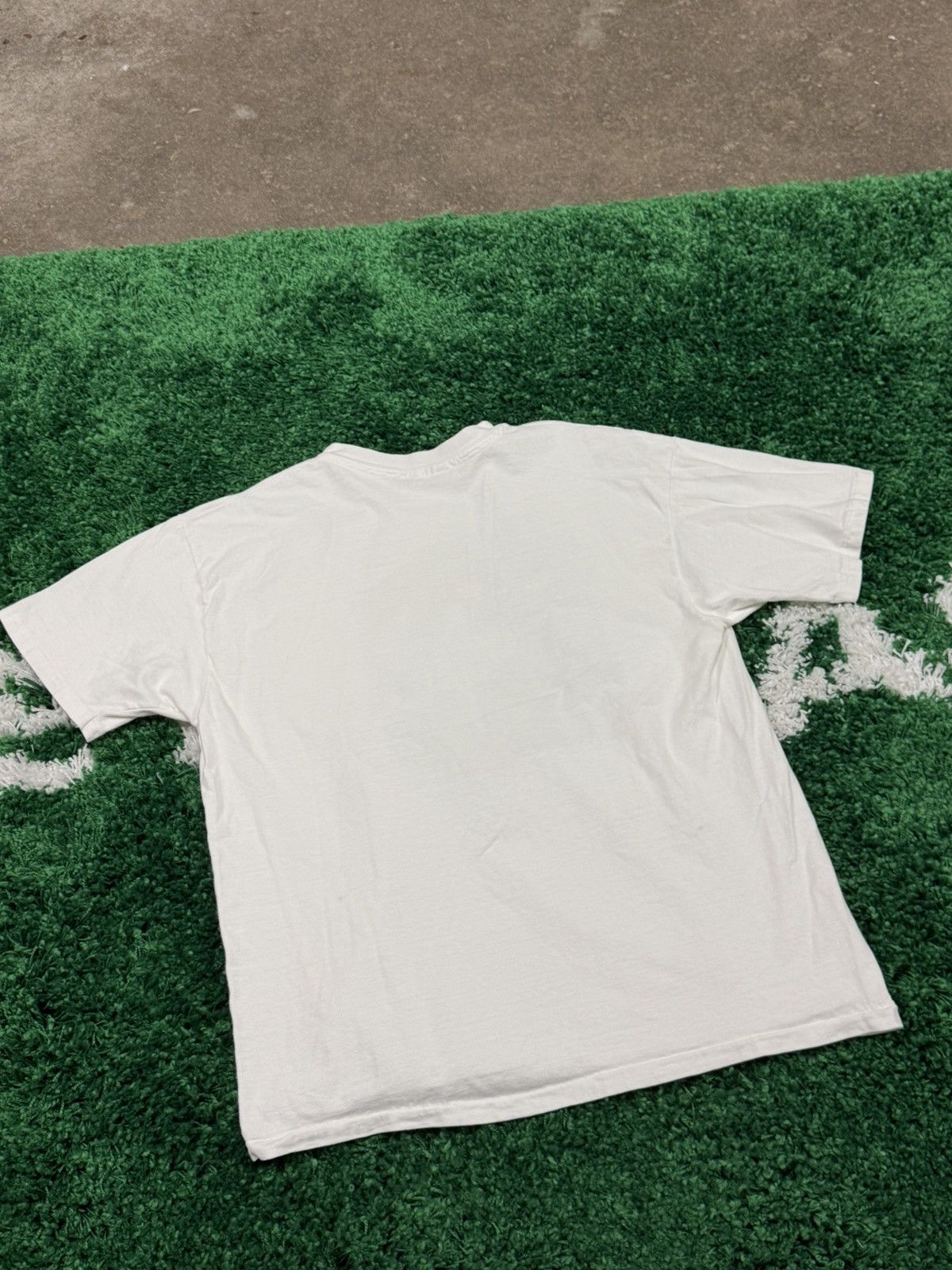 Hanes × Vintage Vintage 90s Heavyweight Cow Tee White Hanes XL Size US XL / EU 56 / 4 - 9 Thumbnail