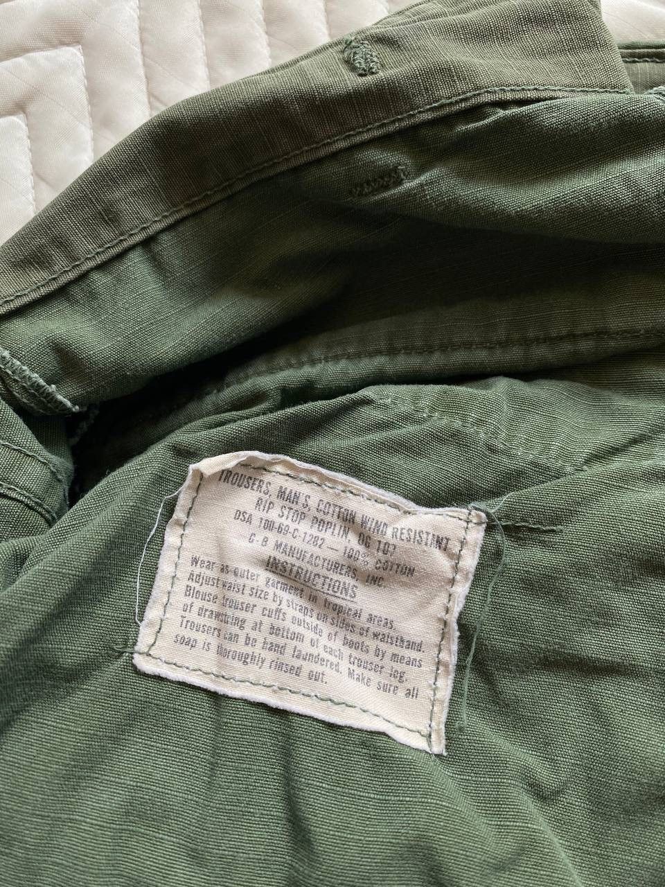 Vintage Issue vintage 1969 us army popline ripstop trouser army Size US 31 - 10 Thumbnail