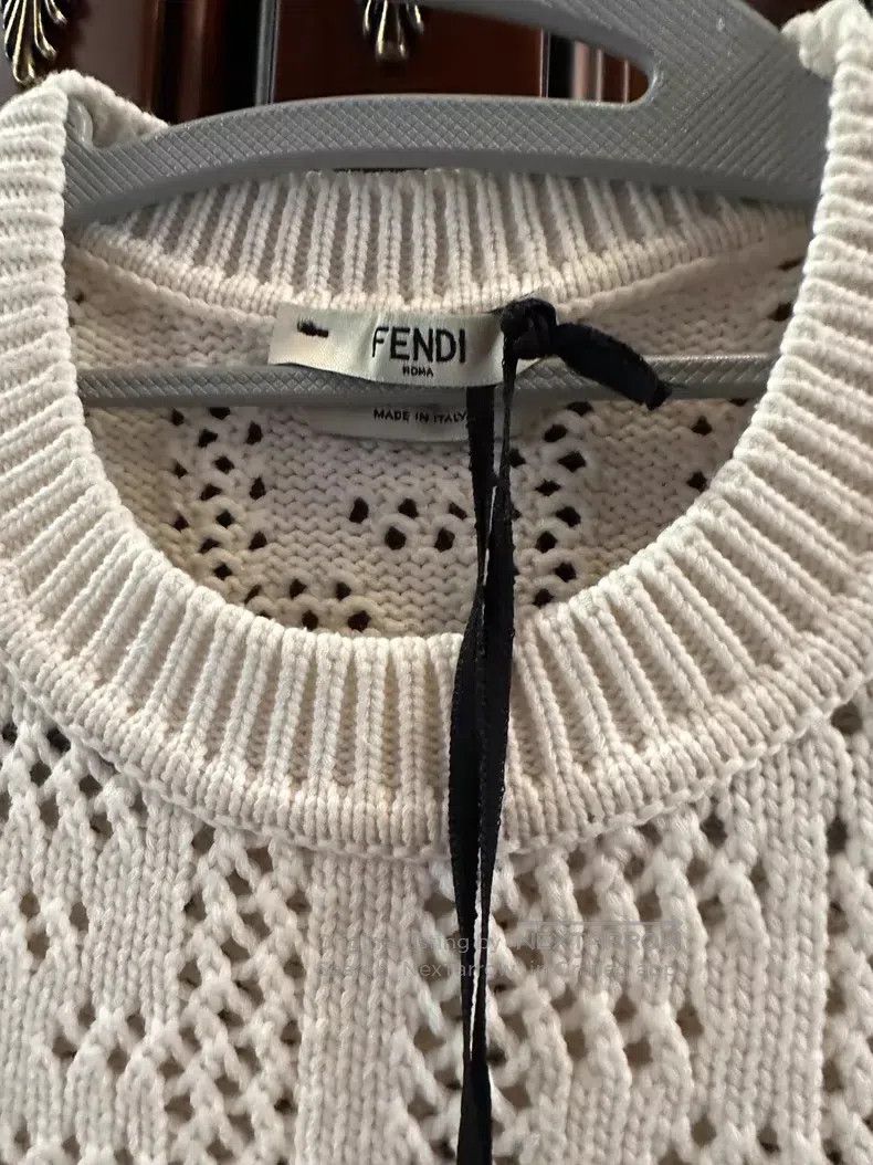 Fendi Fendi White knit short-sleeve Size XXS / US 00 / IT 34 - 2 Thumbnail