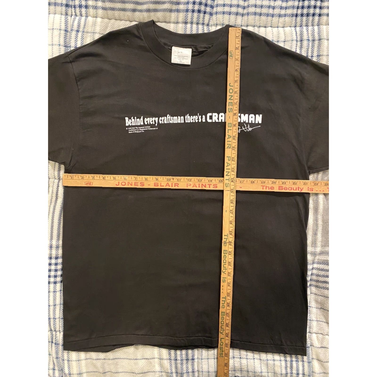 Vintage VINTAGE Bob Vila Shirt XL Brown Mens T-Shirt Crew Neck Graphic Print Stitch 1995 School Retro Work Size US XL / EU 56 / 4 - 3 Thumbnail