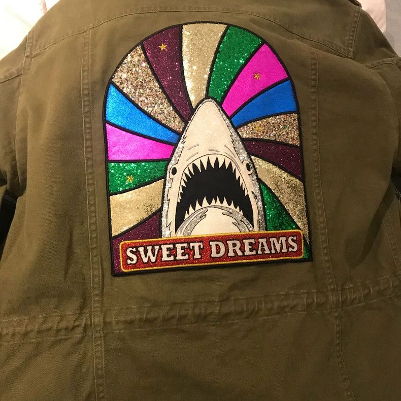 Saint Laurent Paris Shark Graphic Cargo Jacket FR38 Size US M / EU 48-50 / 2 - 1 Thumbnail