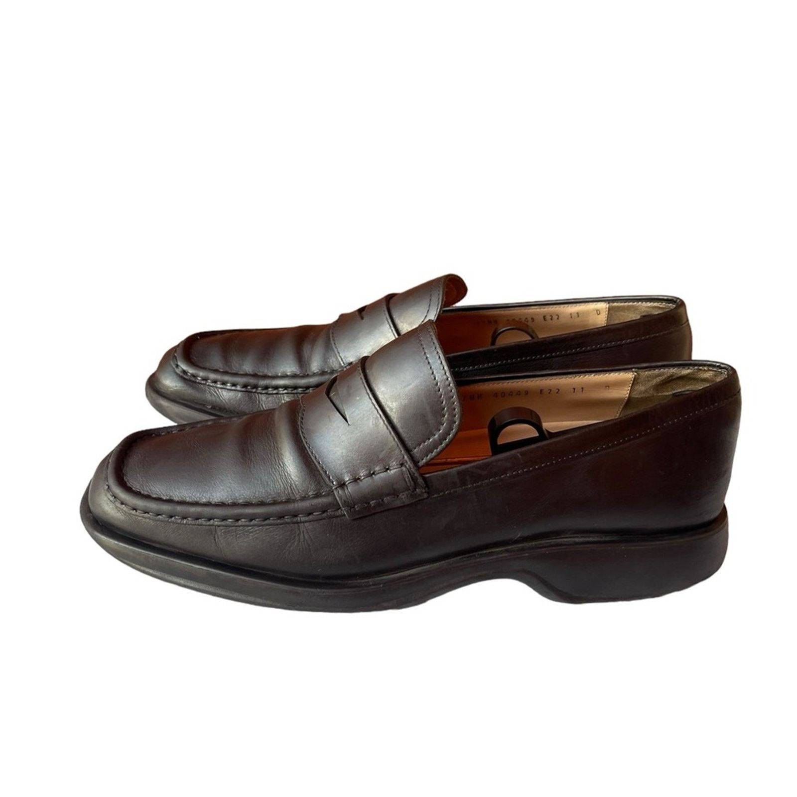 Salvatore Ferragamo Salvatore Ferragamo Black Leather Men’s Shoes Size Sz:11 Size US 11 / EU 44 - 1 Thumbnail